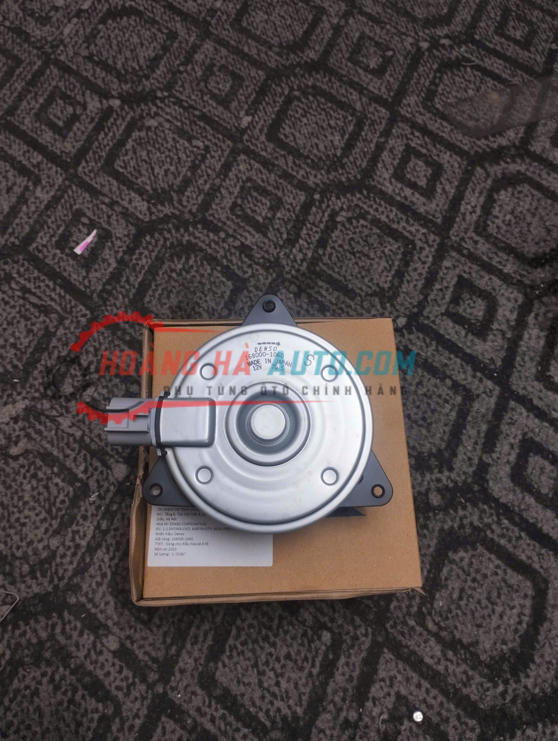 Mô tơ quạt két nước Toyota Vios ,  Altis 2005 168000-1060 , 1680001060