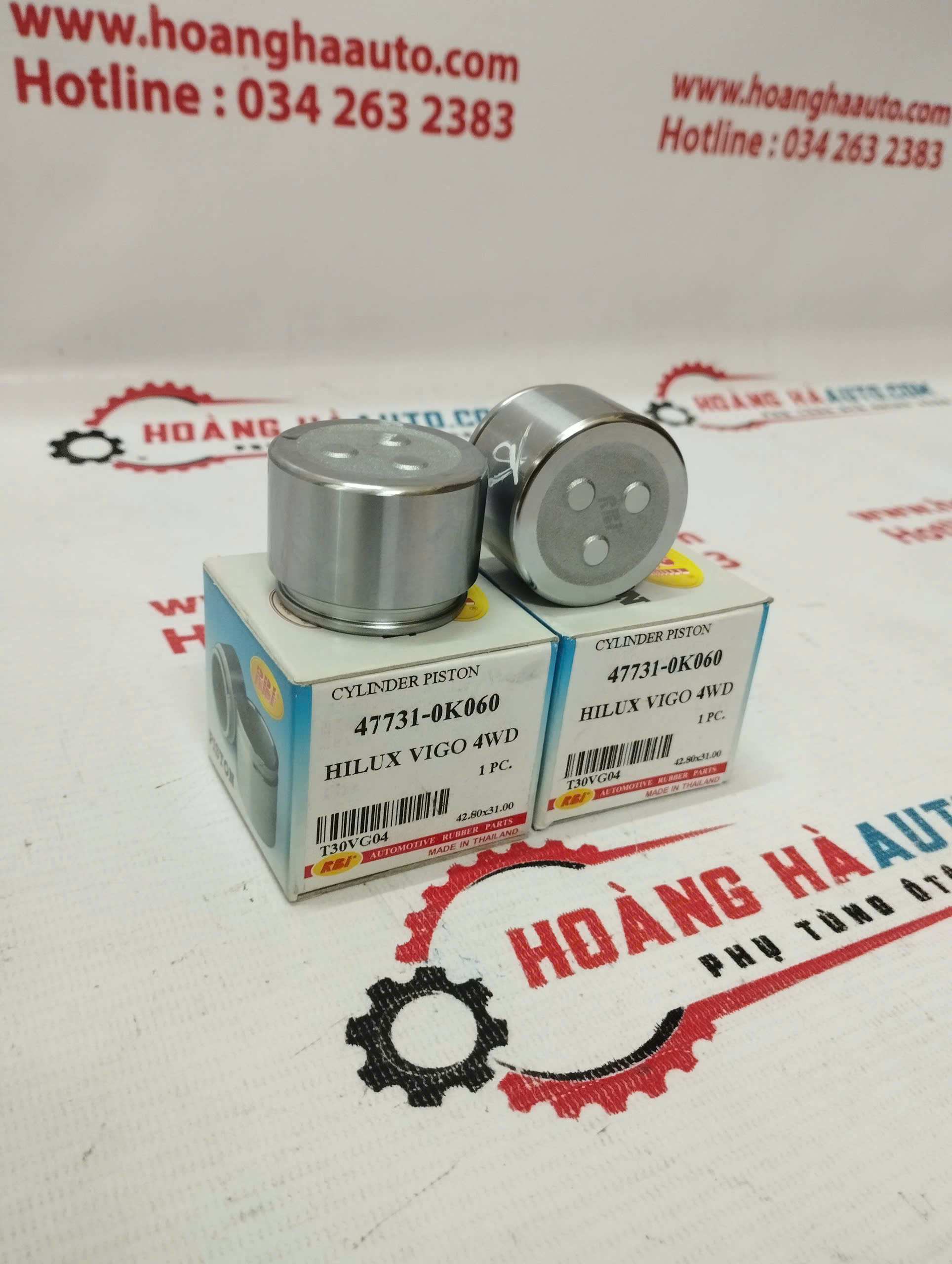  piston phanh trước Land FZJ100 (dk43-c31) Hàng R.B.I | 47732-60020 4773260020