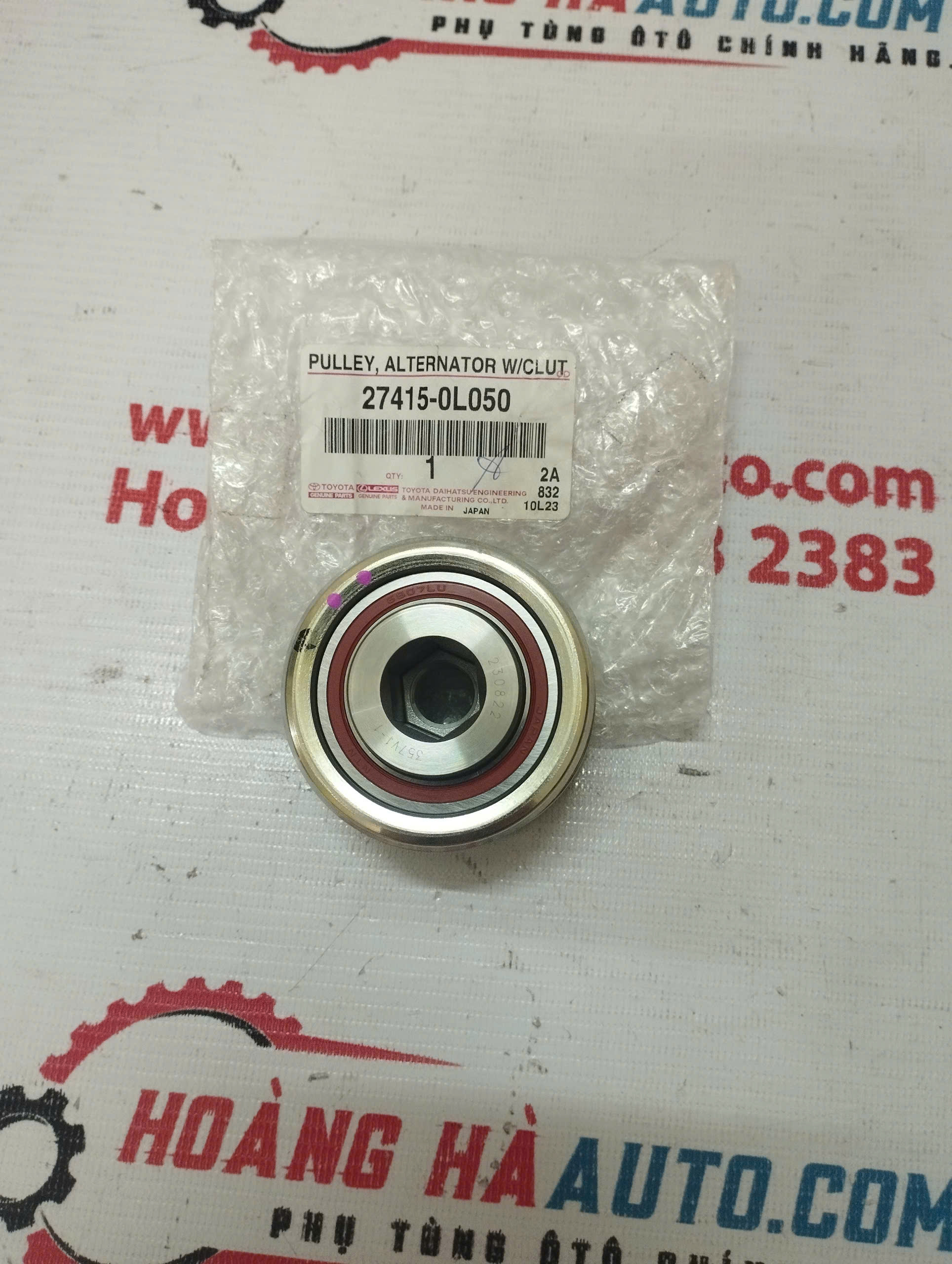 PULLY Máy Phát TOYOTA HILLUX - HIACE Xịn Chính Hãng | 27415-0L050 274150L050