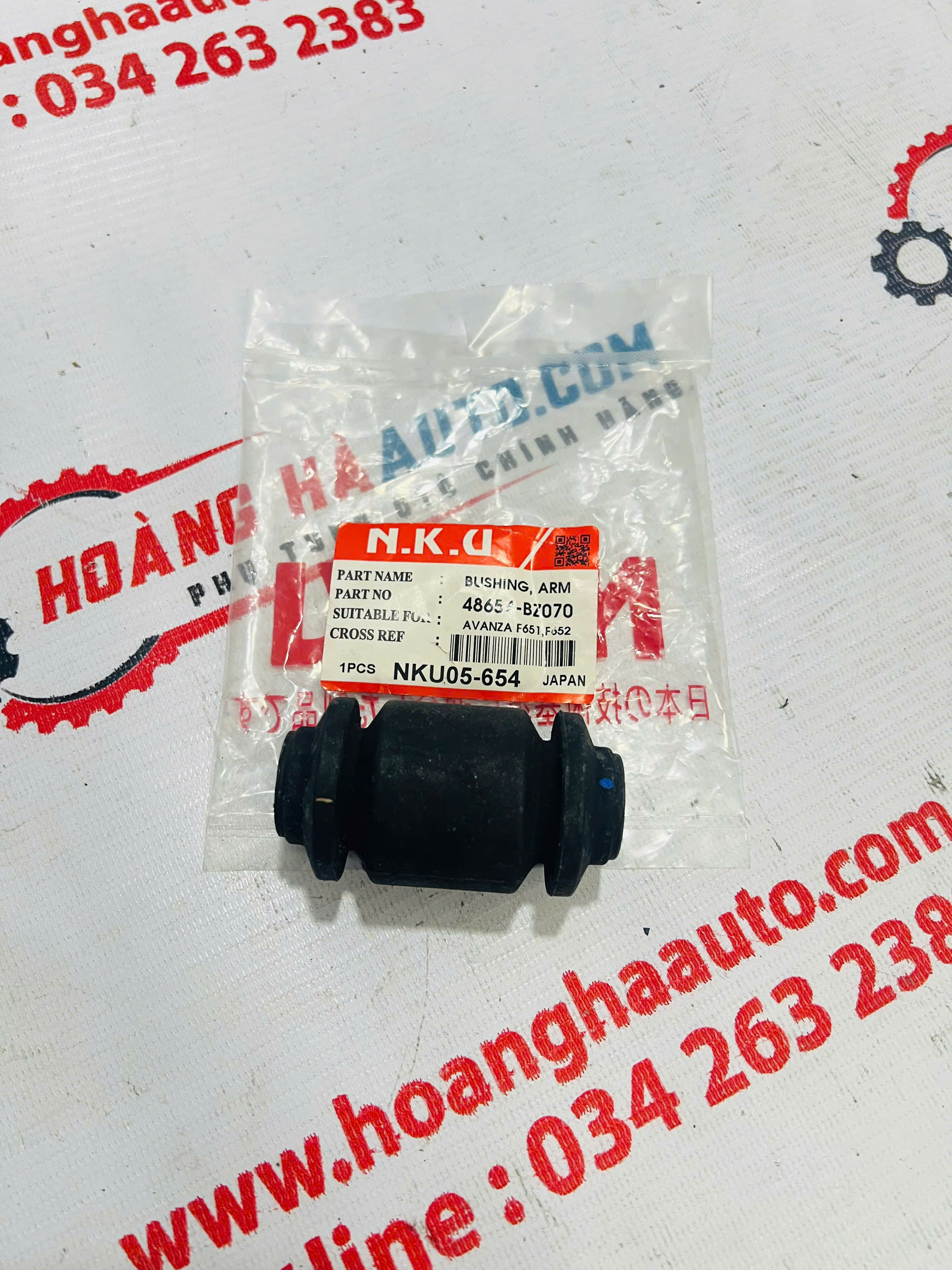 Cao su giảm chấn Toyota Avanza 2012 thương hiệu N.K.U | 48654-BZ070 48654BZ070