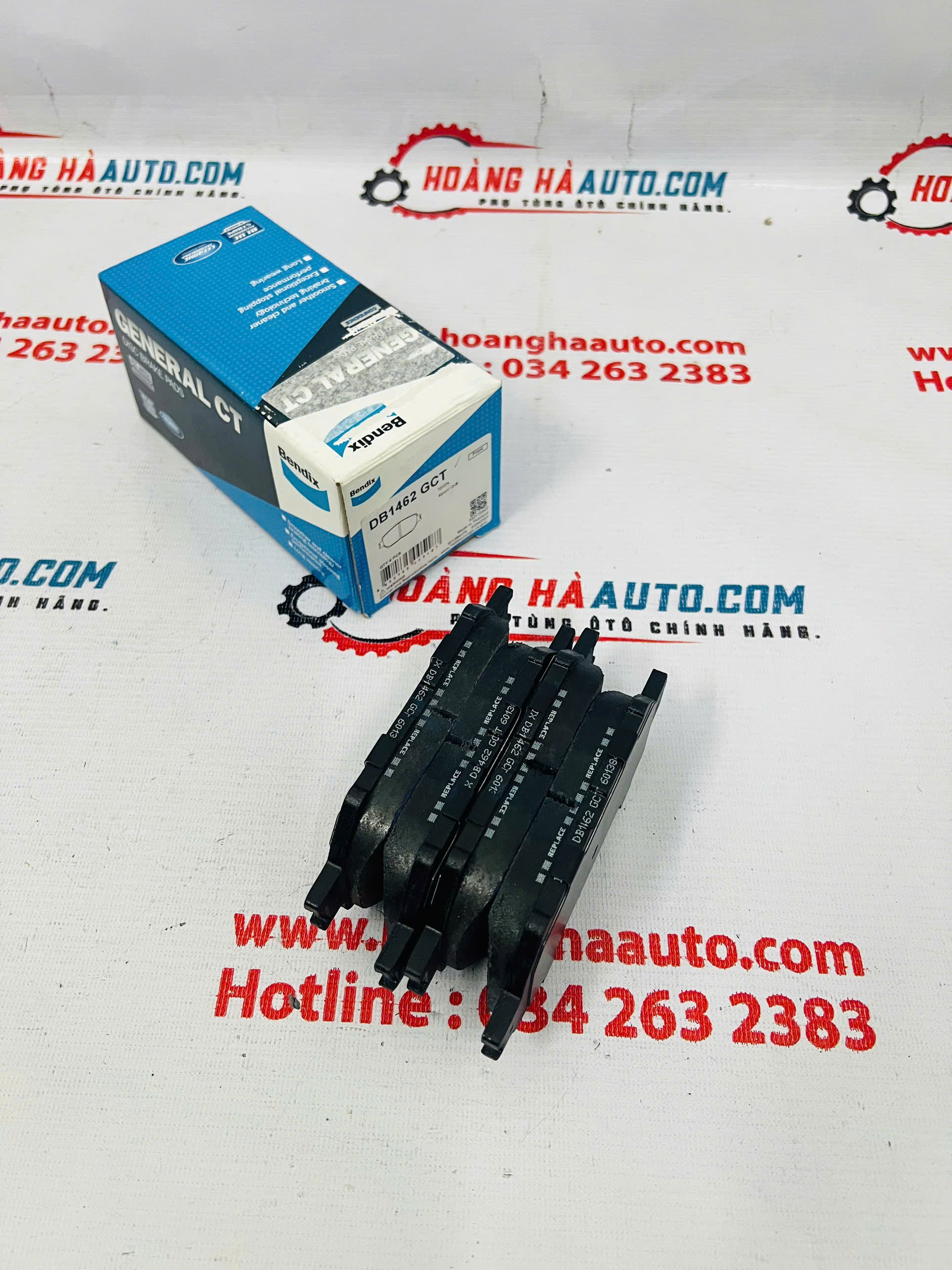 Má phanh trước Toyota Camry 2003-2005 thương hiệu BENDIX | DB1462 GCT DB1462GCT