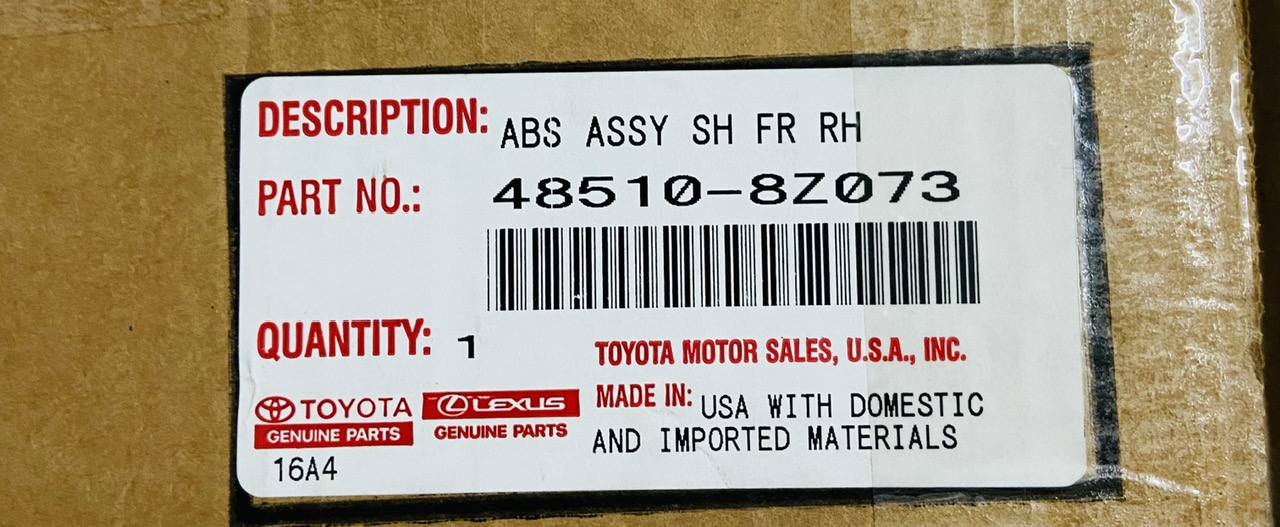 Giảm xóc trước RH Lexus RX350 Xịn Chính Hãng | 48510-8Z073 485108Z073