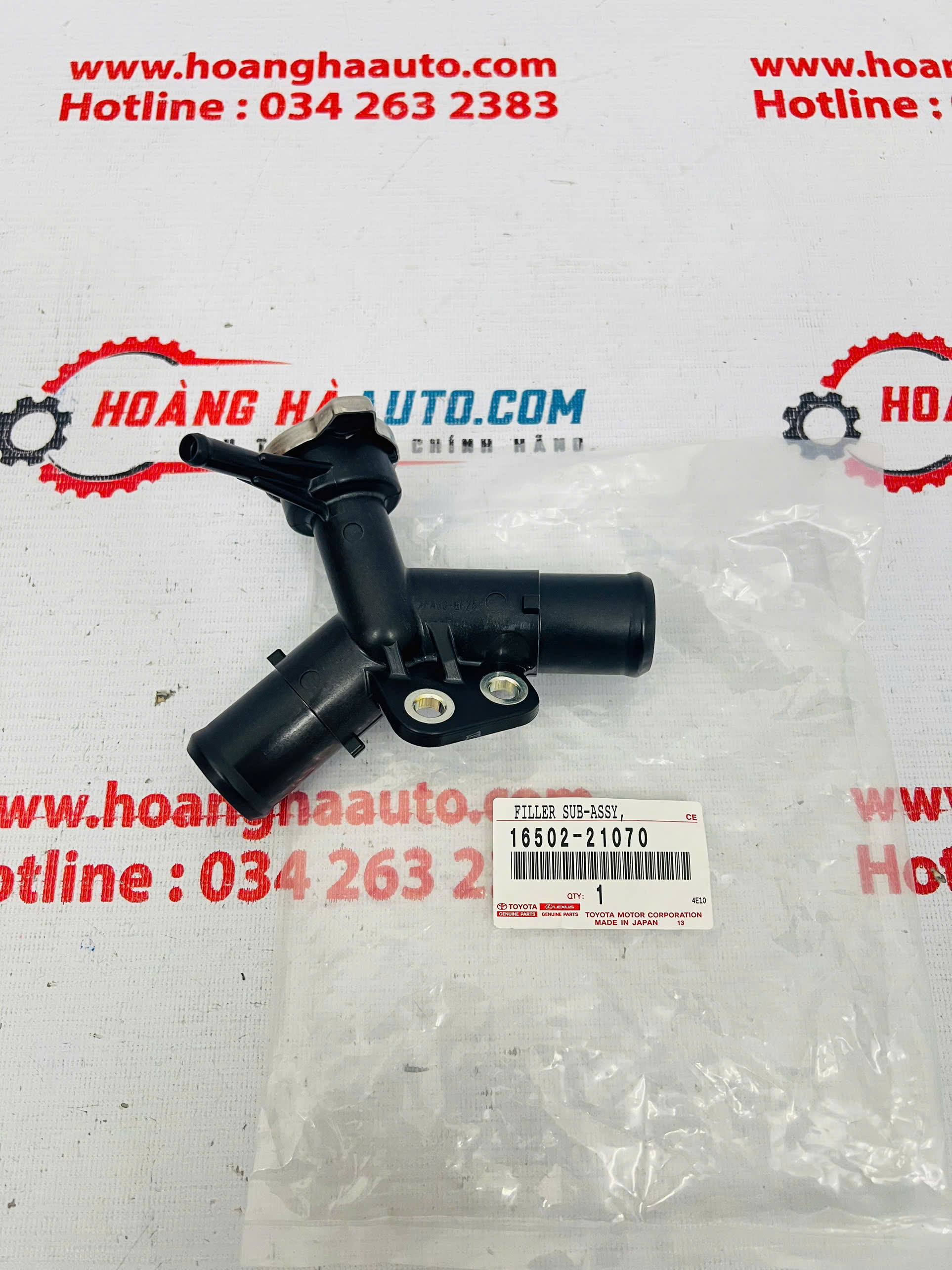 Cút nước 3 chạc Toyota Vios 2007-2014 Xịn Chính Hãng | 16502-21070 1650221070