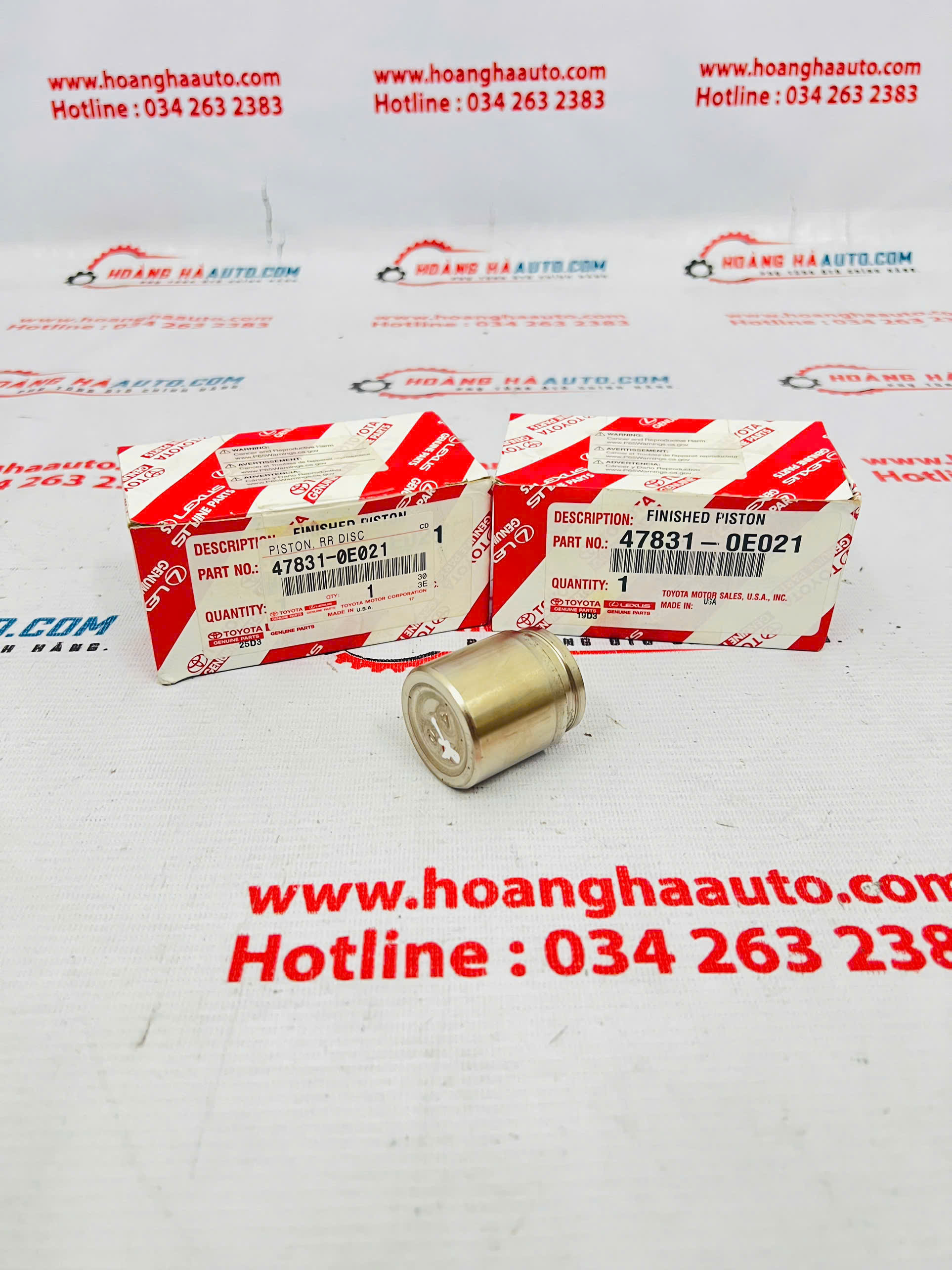 Pistong phanh sau Lexus RX450 Xịn Chính Hãng | 47831-0E021 478310E021
