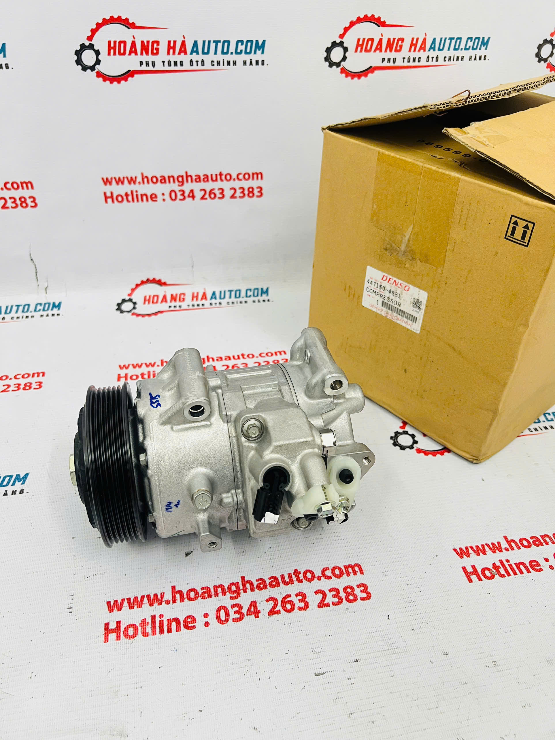 Lốc điều hòa Toyota Camry 2015-2018 chính hãng Denso | 447150-4881 4471504881