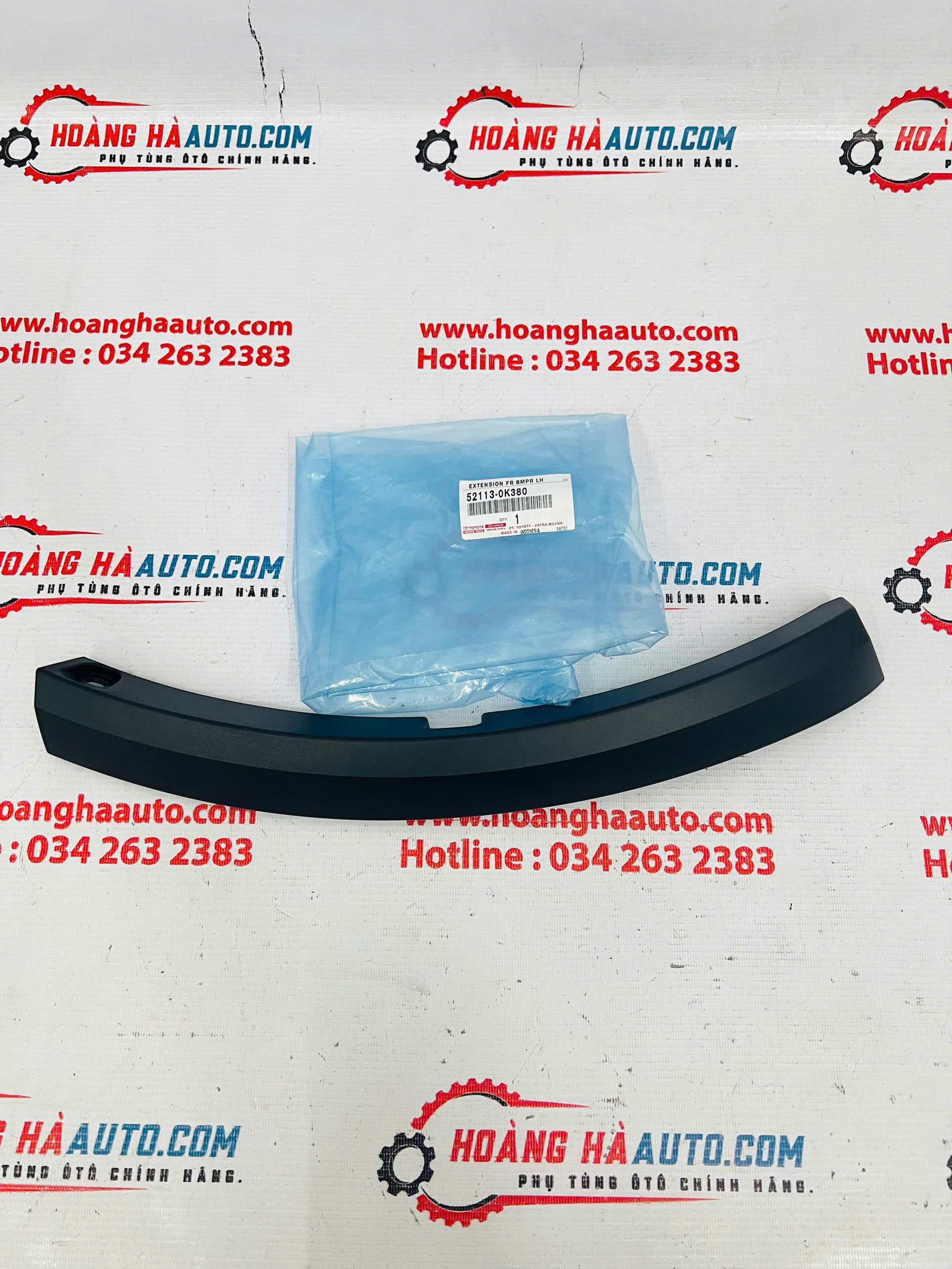 Ôp nhựa cản trước Toyota Fortuner 2021 Xin Chính Hãng | 52113-0K380 521130K380