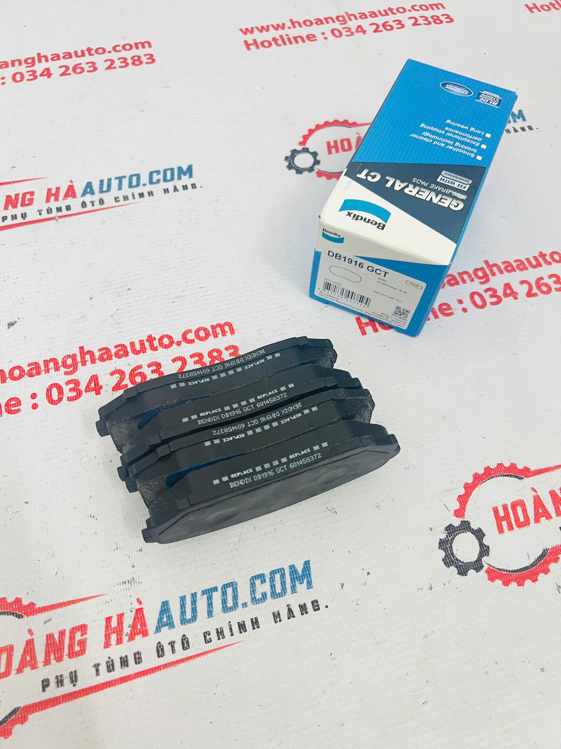 Má phanh trước Mazda CX-5 2016-2018 thương hiệu BENDIX | DB1916 GCT  
