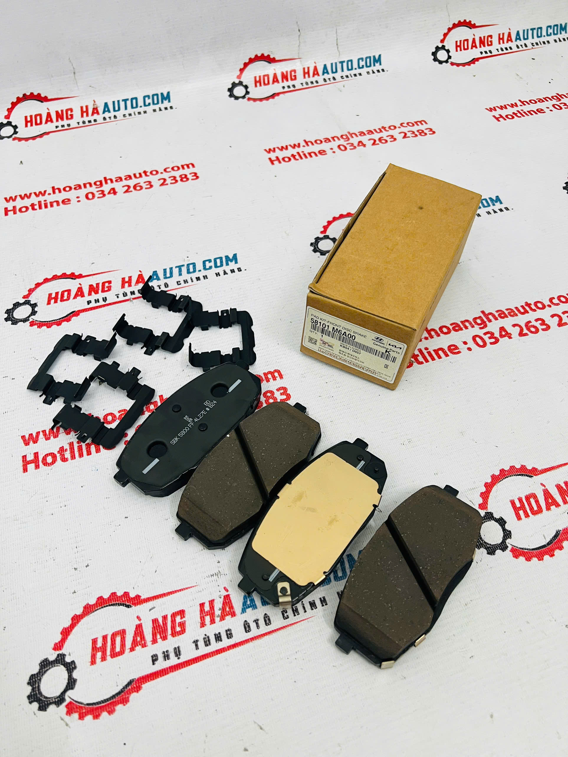 Má phanh trước Kia Cerato 2019 Xịn Chính Hãng | 58101 M6A00 58101M6A00