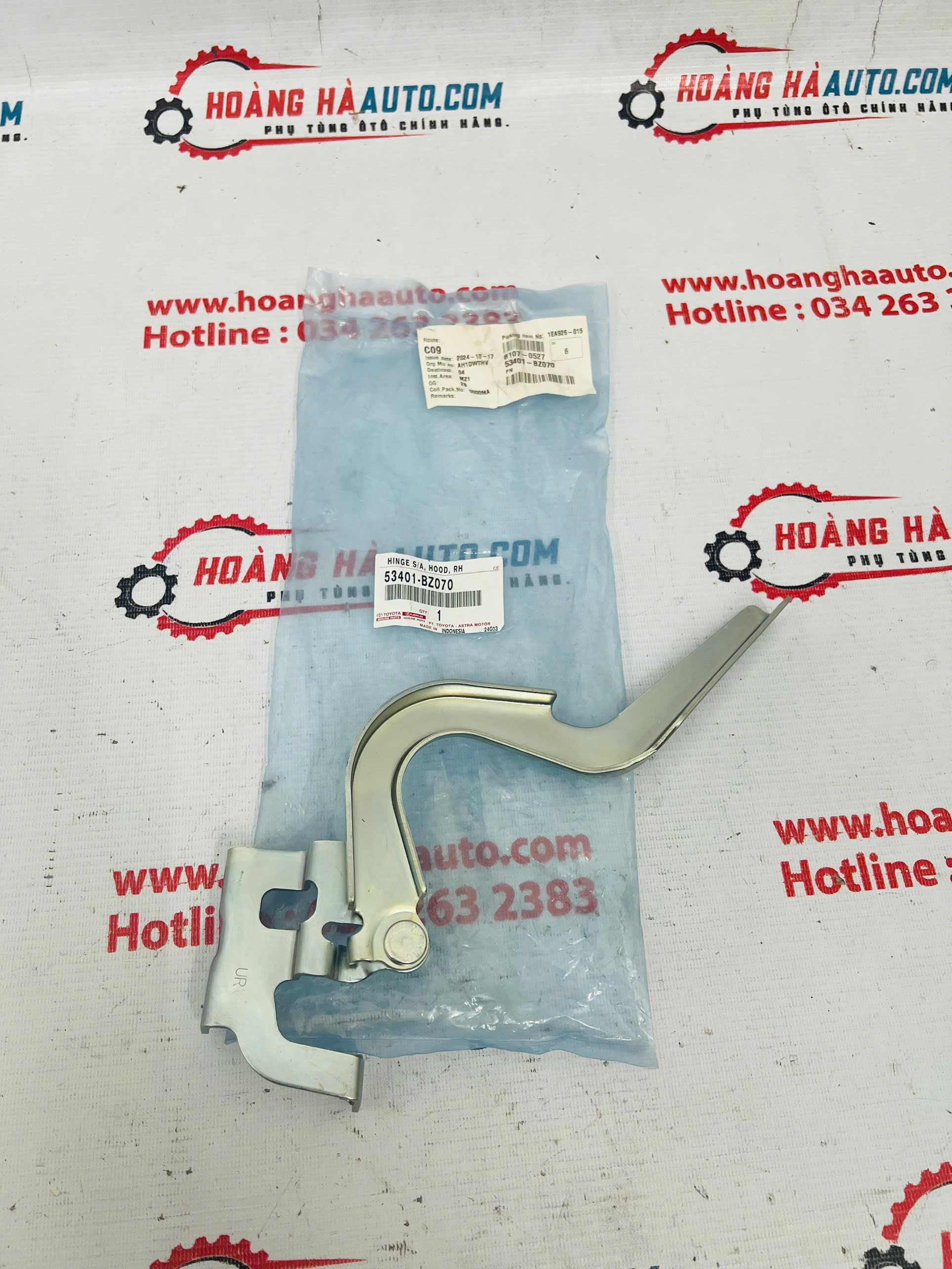 Bản lề capo RH Toyota Raize 2022-2024 Xịn Chính Hãng | 53401-BZ070 53401BZ070