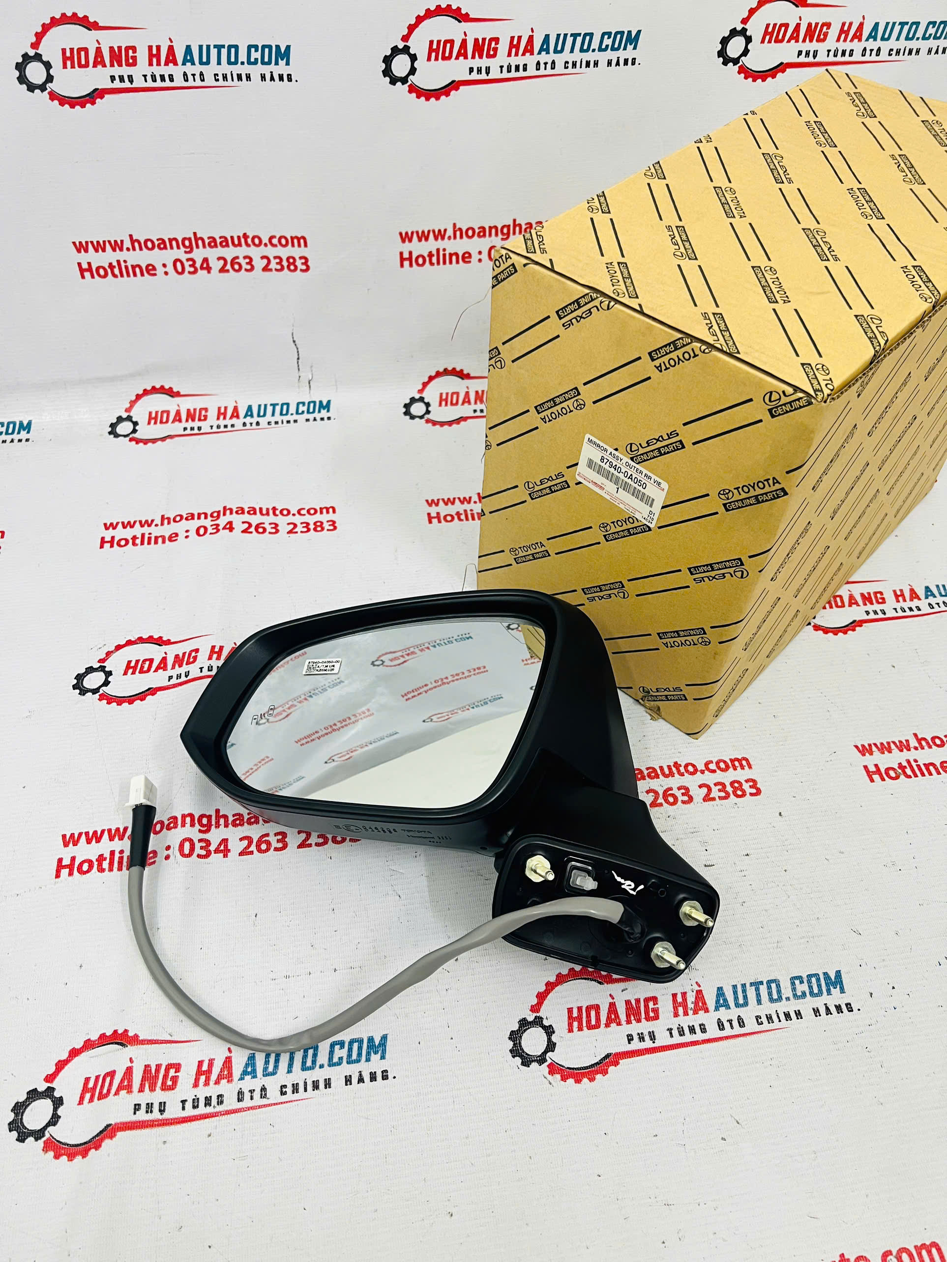 Gương chiếu hậu LH Toyota Corolla Cross 2022-2024 Xịn Chính Hãng | 87940-0A050 879400A050    