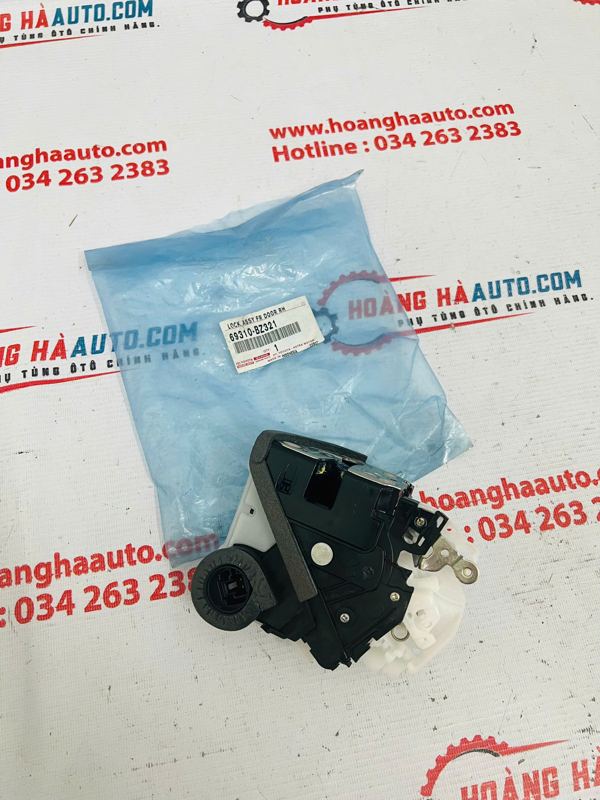 Ngoàm khóa cửa trước RH Toyota Wigo 2018 Xịn Chính Hãng | 69310-BZ321 69310BZ321