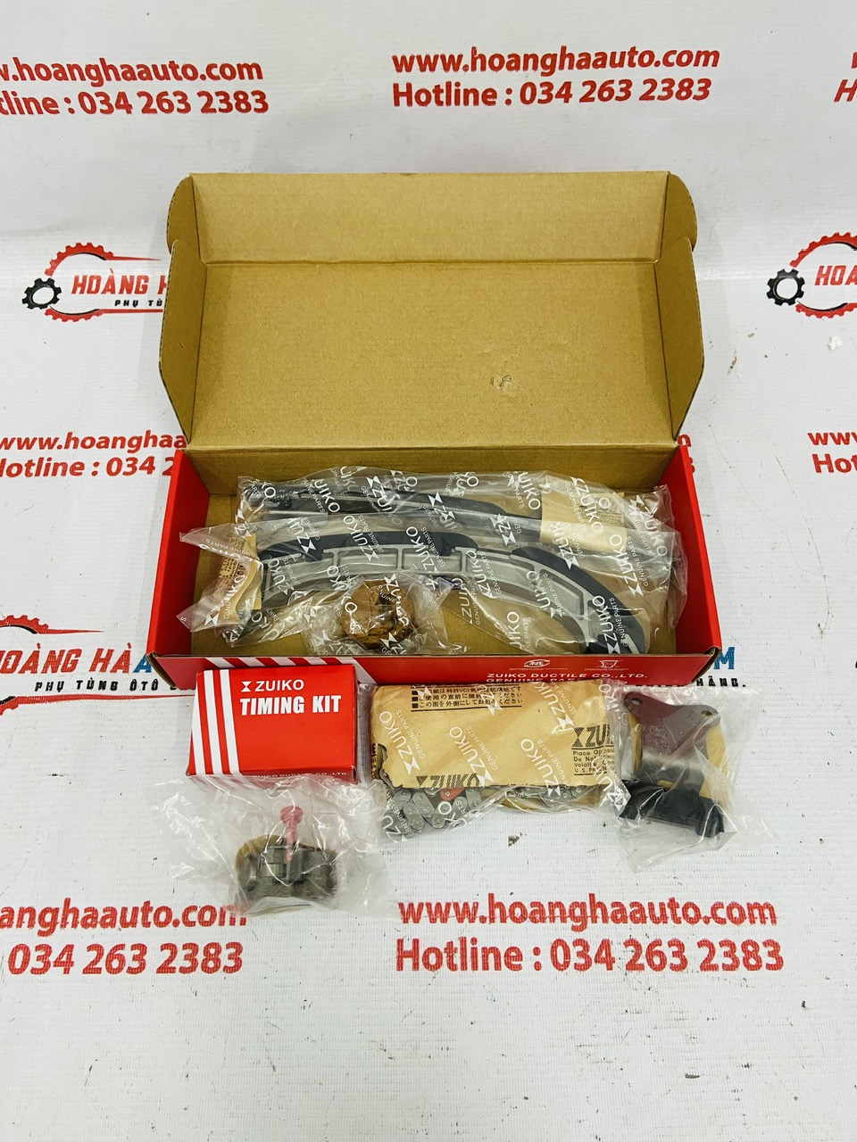 Bộ tăng tỳ xích Zuiko Toyota Vios 2NR , Veloz 2NR, Rush 2NR thương hiệu ZUIKO JAPAN 