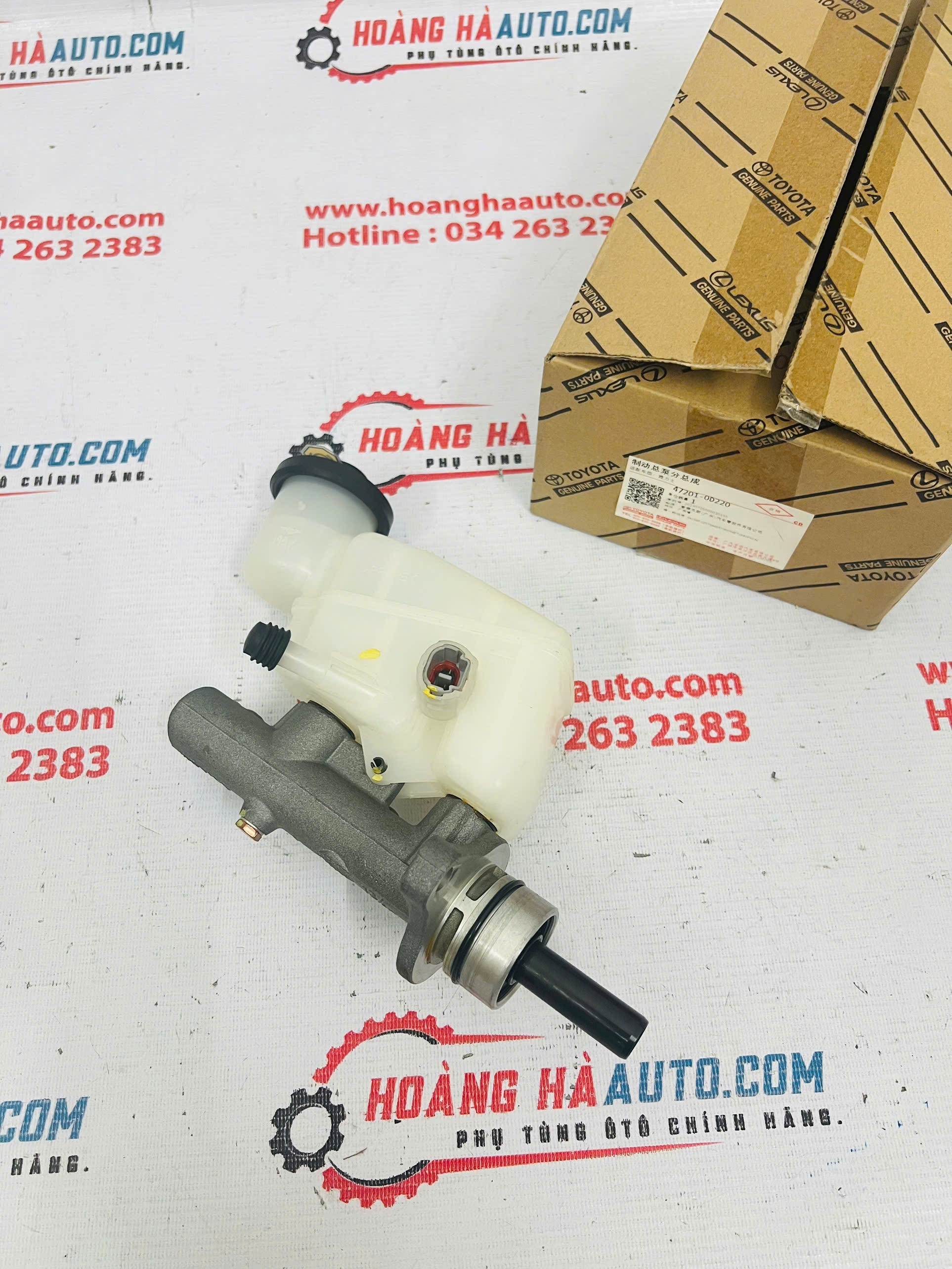 Tổng phanh Toyota Vios 2008-2013 Xịn Chính Hãng | 47201-0D220 472010D220