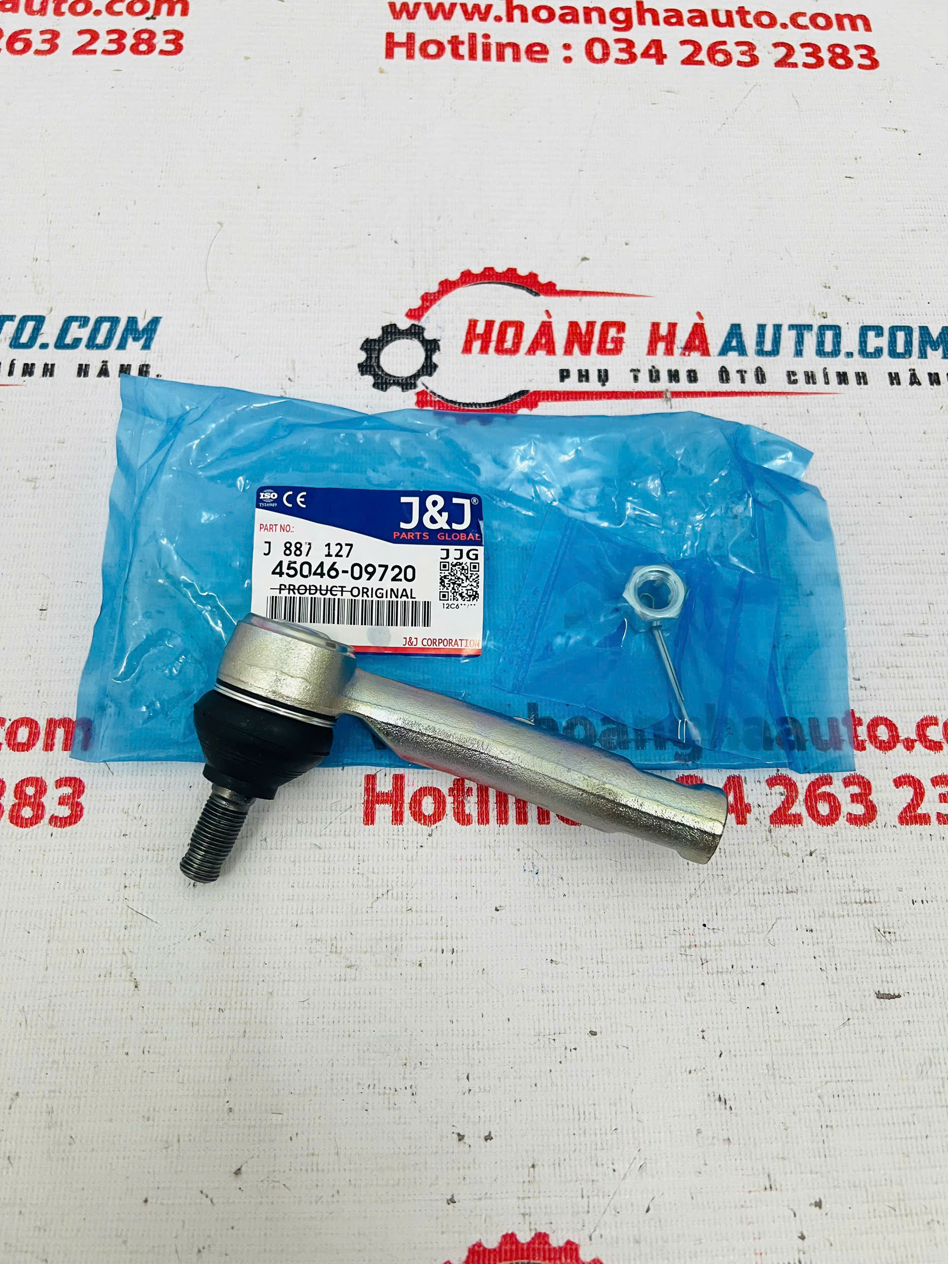 Rotuyn lái ngoài RH Toyota Vios 2015 thương hiệu J&J | 45046-09720 4504609720 
