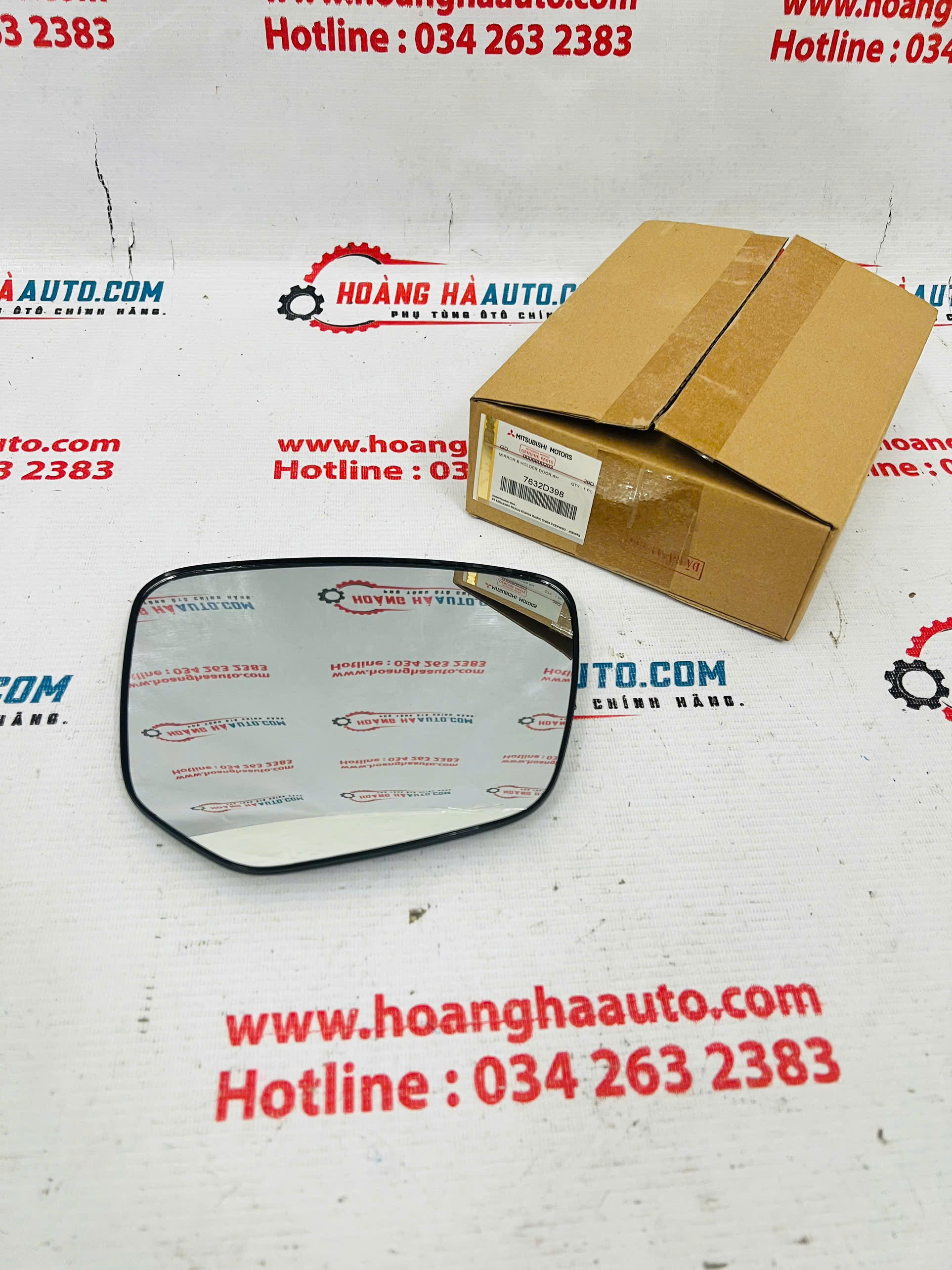 Mặt gương RH Mitsubishi Xpander 2018-2021 Xịn Chính Hãng | 7632D398 7632D398