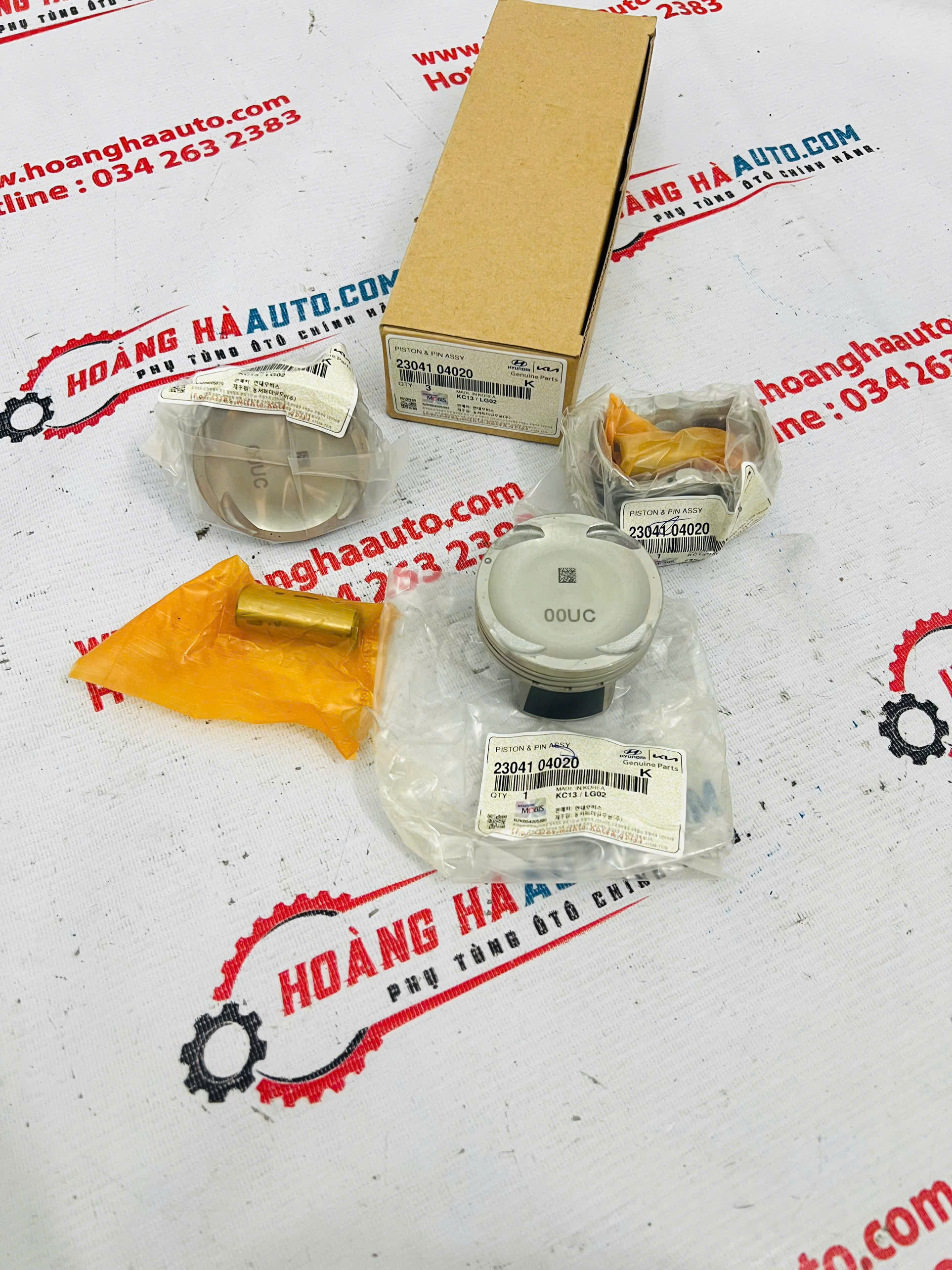 Piston hơi KIA Morning 1.0 xịn chính hãng | 23041 04020, 2304104020