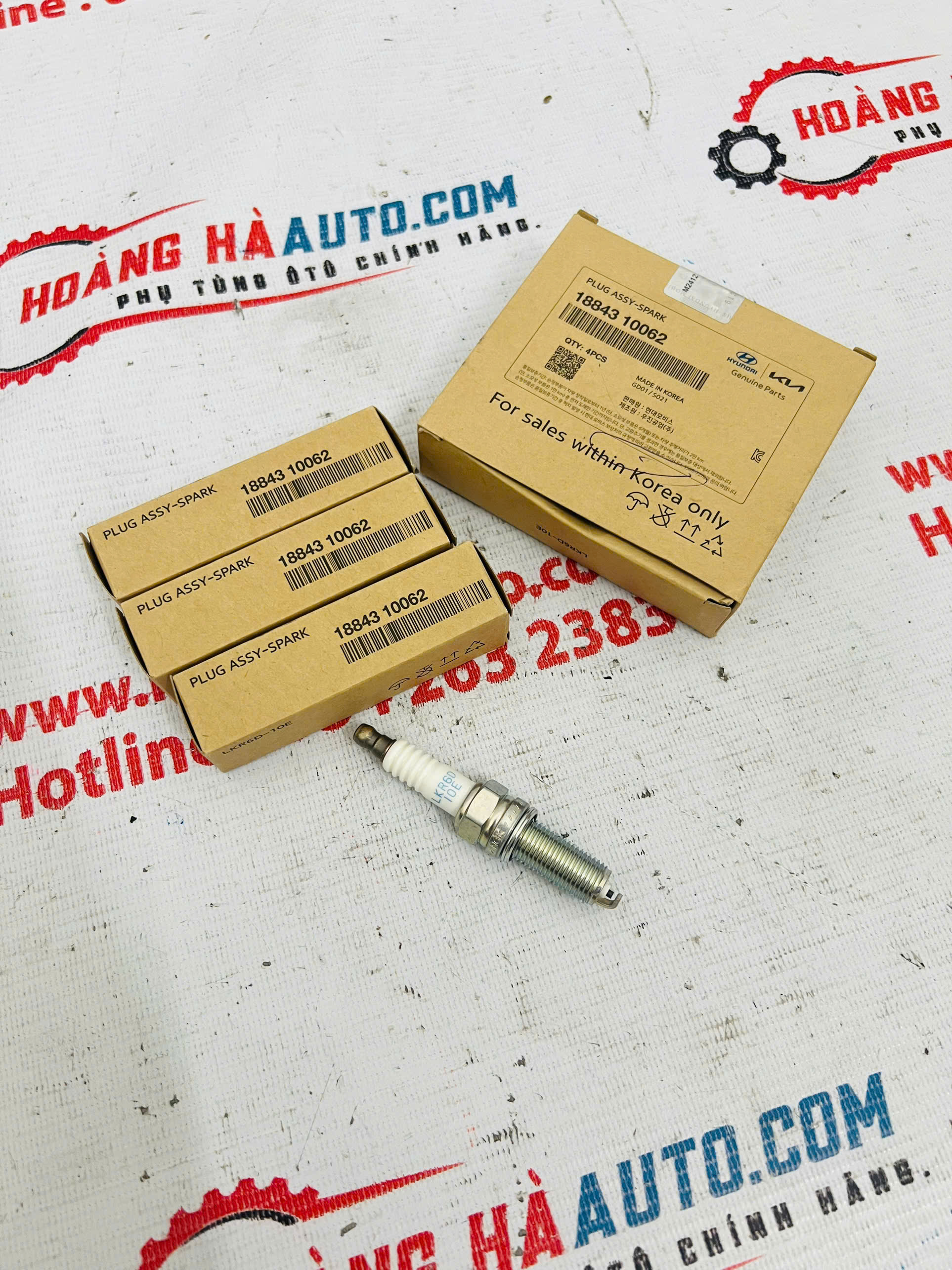 Bugi KIA Morning 1.0 xịn chính hãng | 18843 10062 , 1884310062