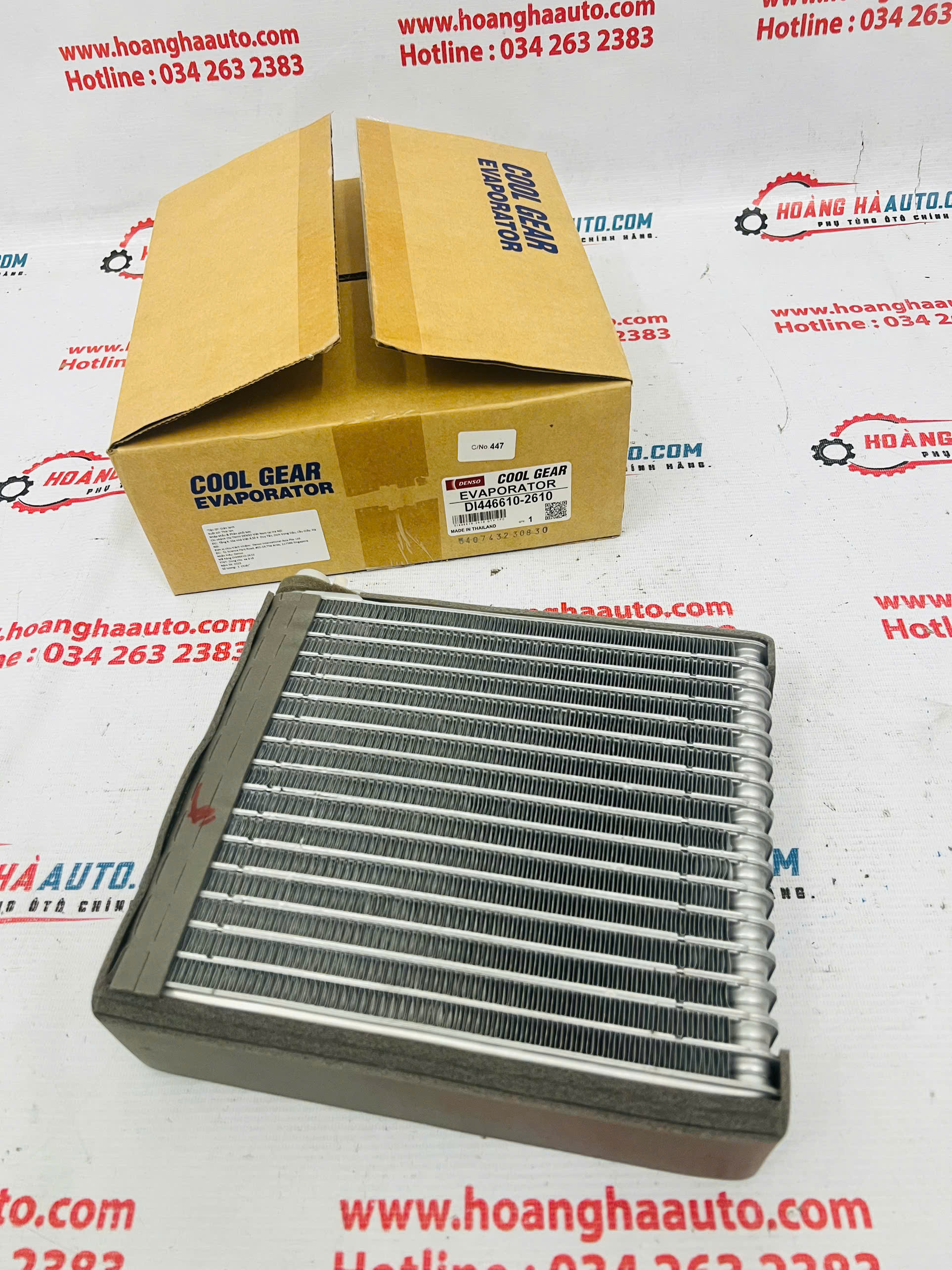 Dàn lạnh Toyota Vios 2003-2007 thương hiệu DENSO | DI446610-2610 DI4466102610