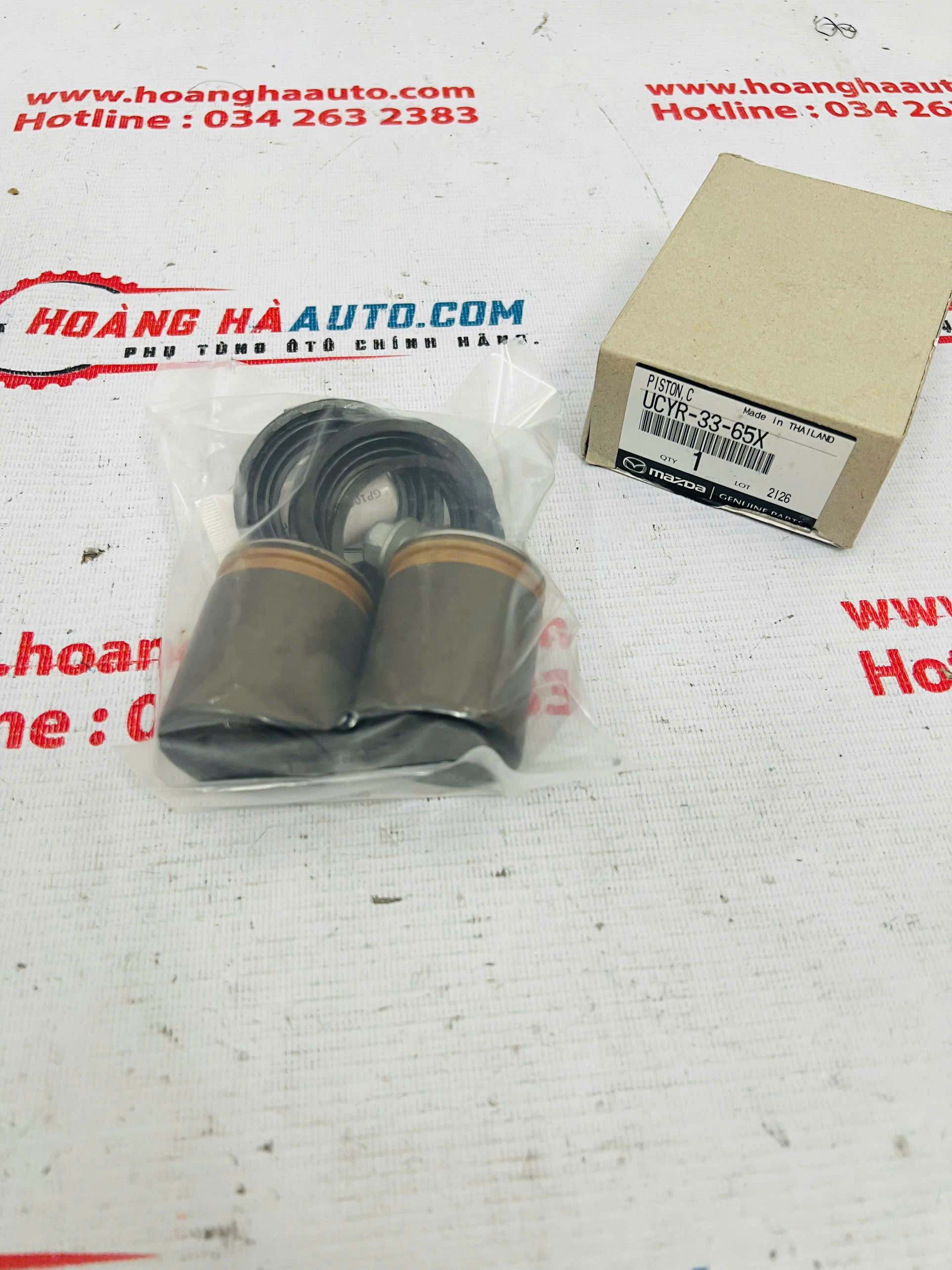 Piston cuppen phanh trước Ford Rangger 2.2 Xịn Chính Hãng | UCYR-33-65X UCYR3365X