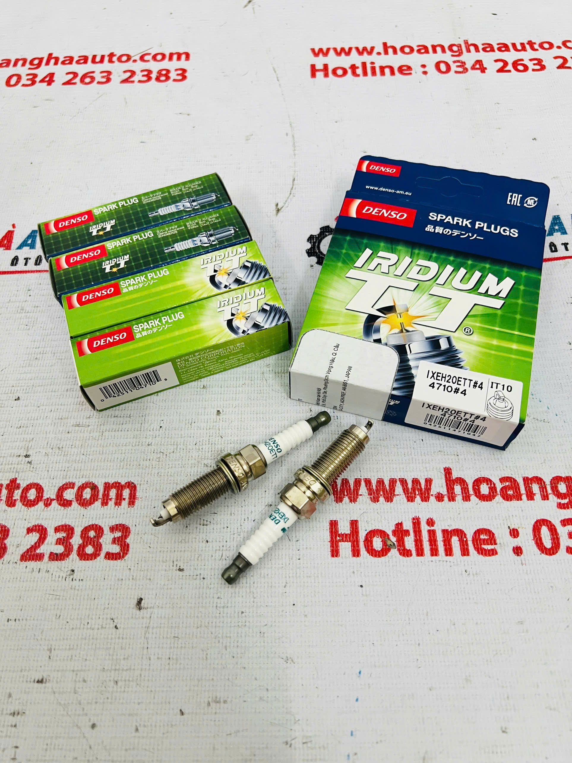 Bugi Vios 2NR. Altis 2ZR thương hiệu DENSO | IXEH20ETT 4710 IXEH20ETT4710