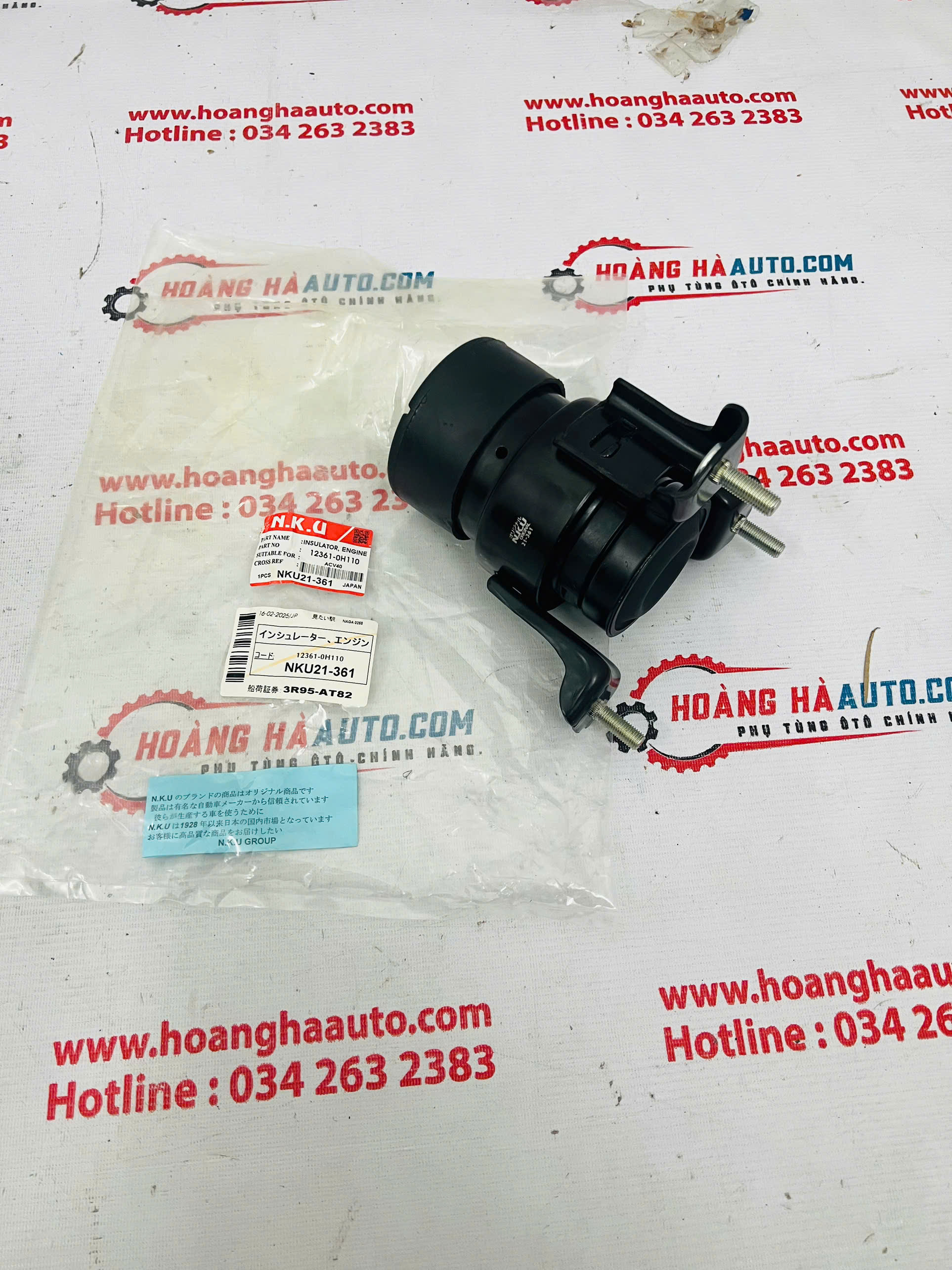 Chân két nước Toyota Camry 2008 chính hãng NKU JAPAN | 12361-0H110 , NKU21-361 , 123610H110 , NKU21361