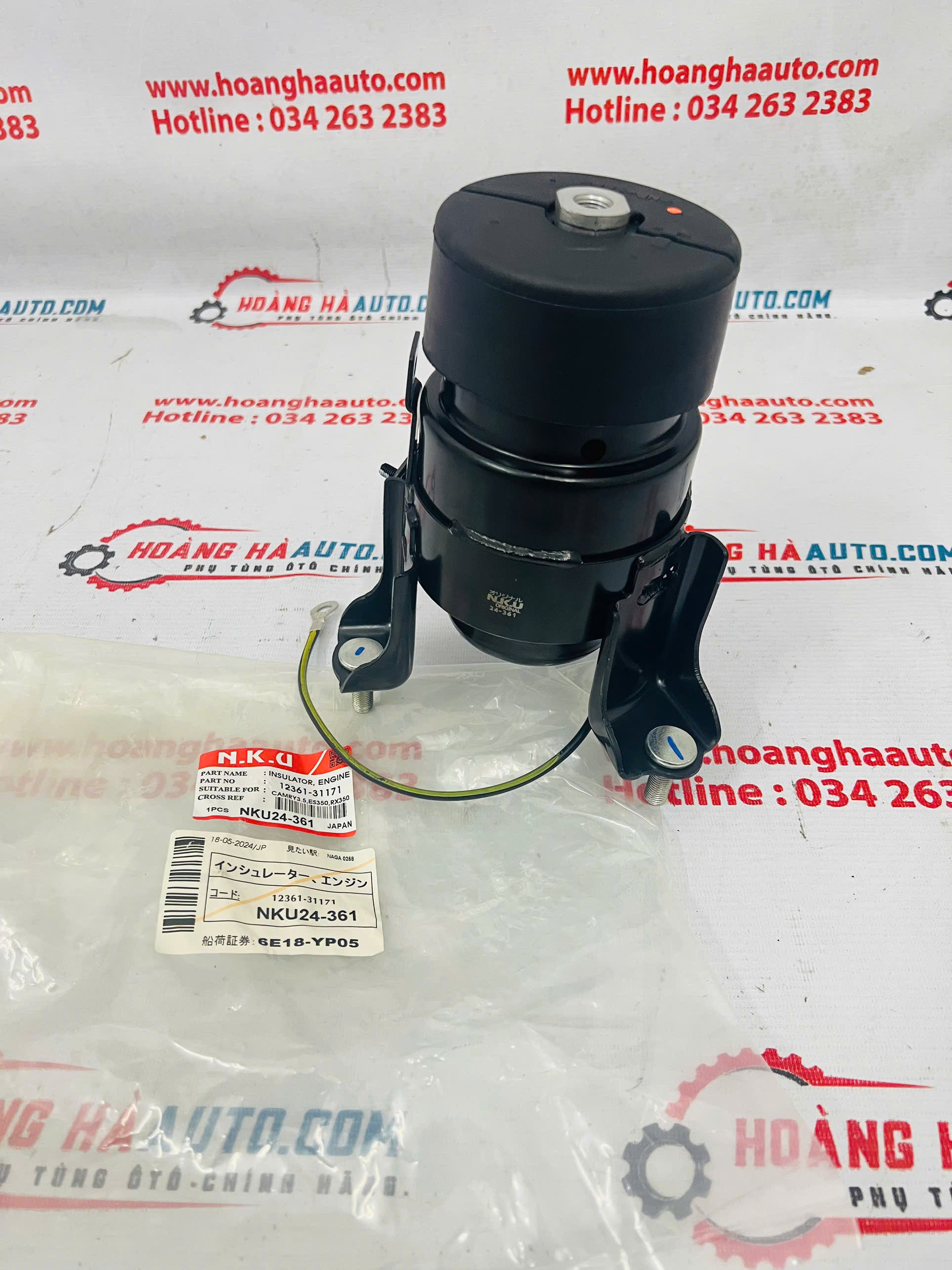 Chân két nước Toyota Camry 3.5 2006-2011 chính hãng NKU JAPAN | 12361-31171 , NKU24-361 , 1236131171 , NKU24361