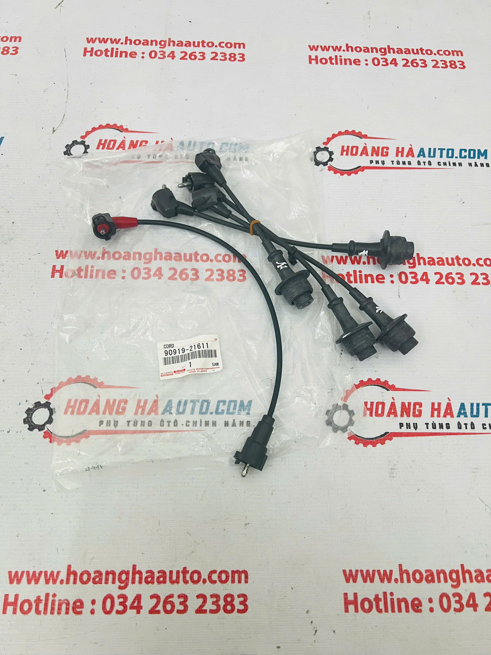 Bộ dây cao áp Toyota Zace 7K Xịn chính hãng | 90919-21611, 9091921611