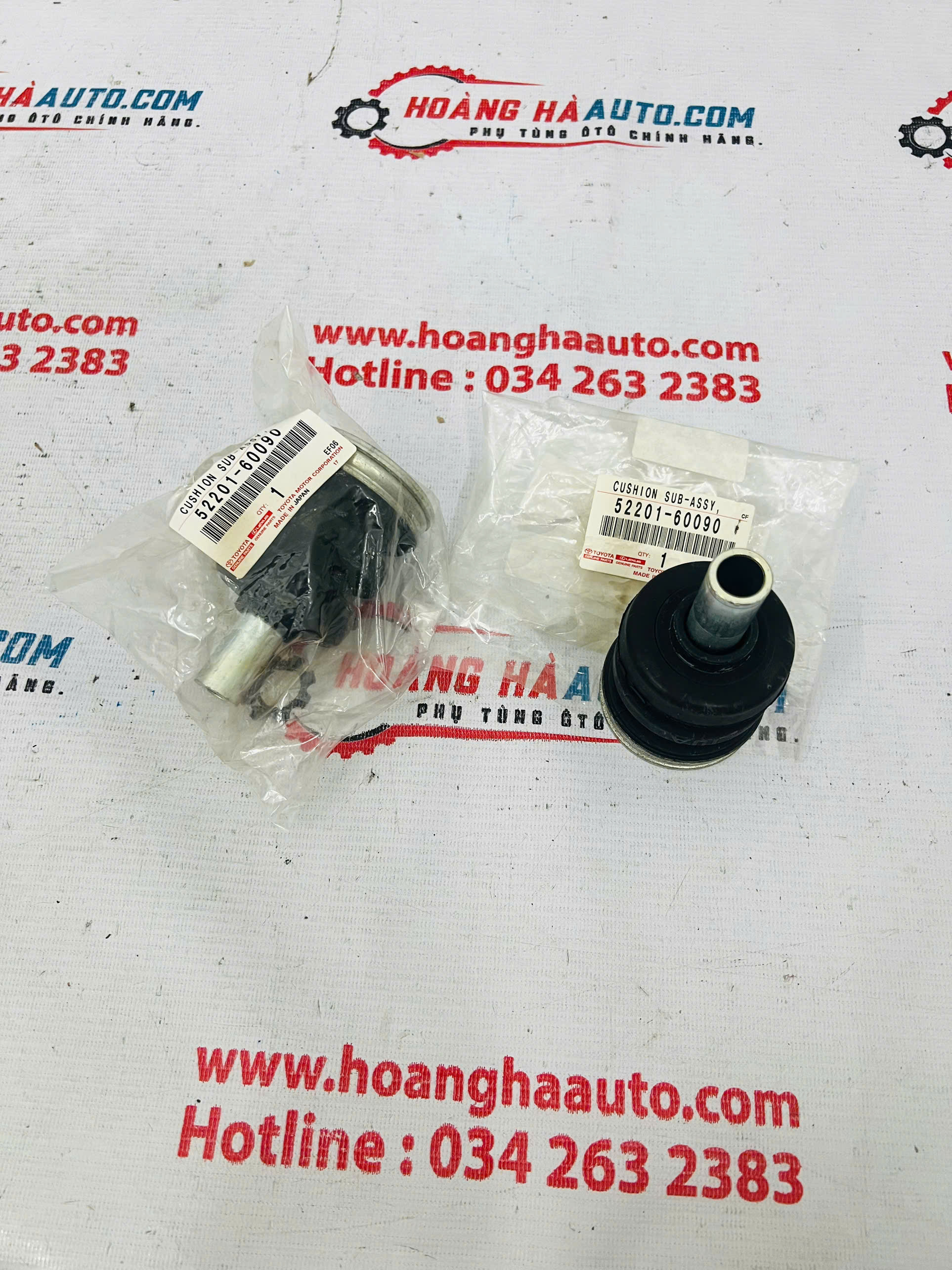 Cao su giảm chấn khung xe vị trí số 1 (trên) Lexus xịn chính hãng | 52201-60090 , 5220160090