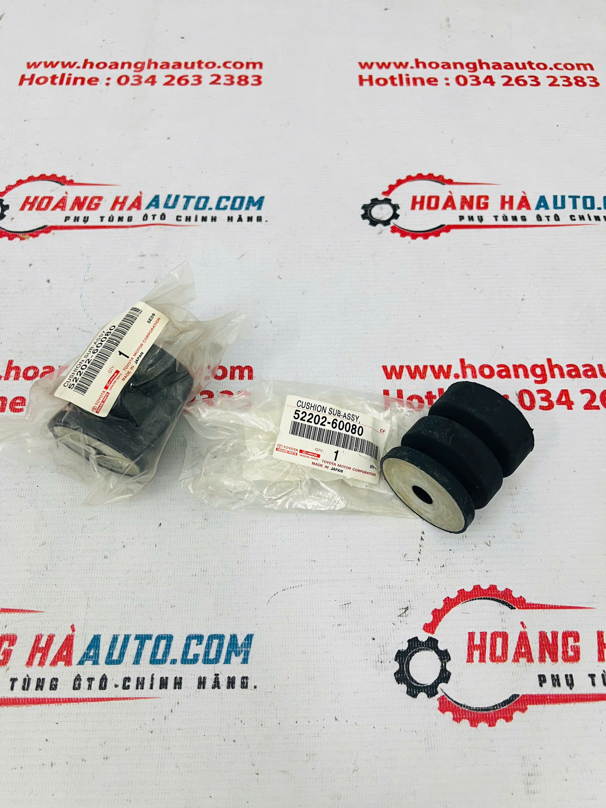Cao su giảm chấn khung xe vị trí số 1 (dưới ) Lexus xịn chính hãng | 52202-60080 , 5220260080