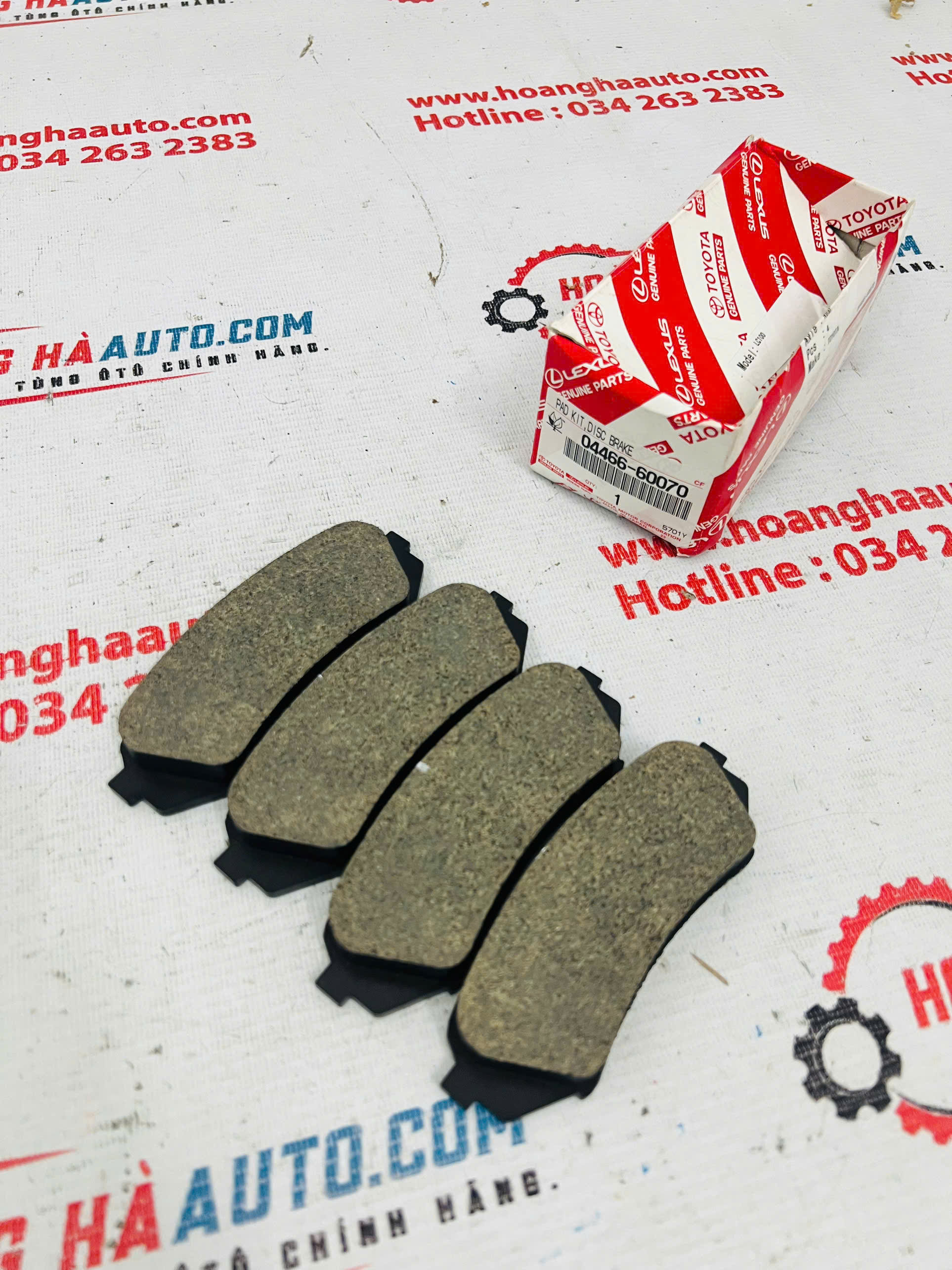 Má phanh trước Toyota LAND CRUISER 2007 Xịn Chính Hãng | 04466-60070 0446660070