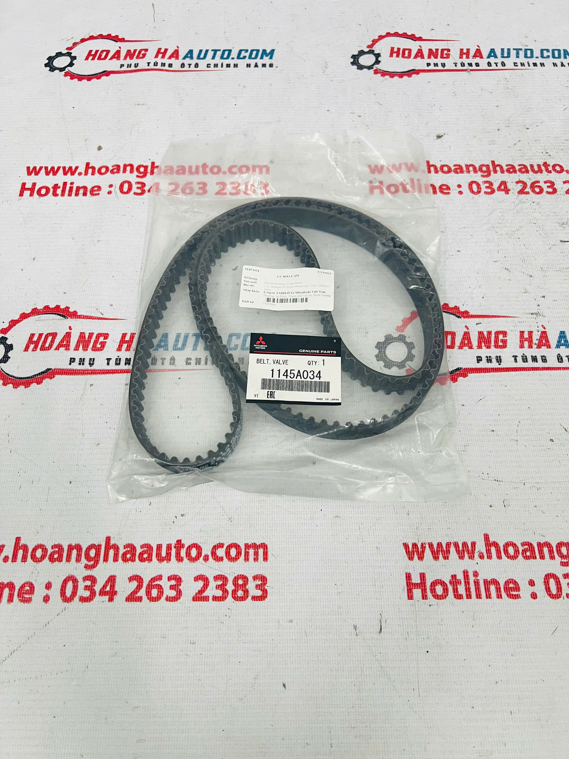 Dây curoa cam Mitsubishi Pajero Sport máy xăng xịn chính hãng | 1145A034 