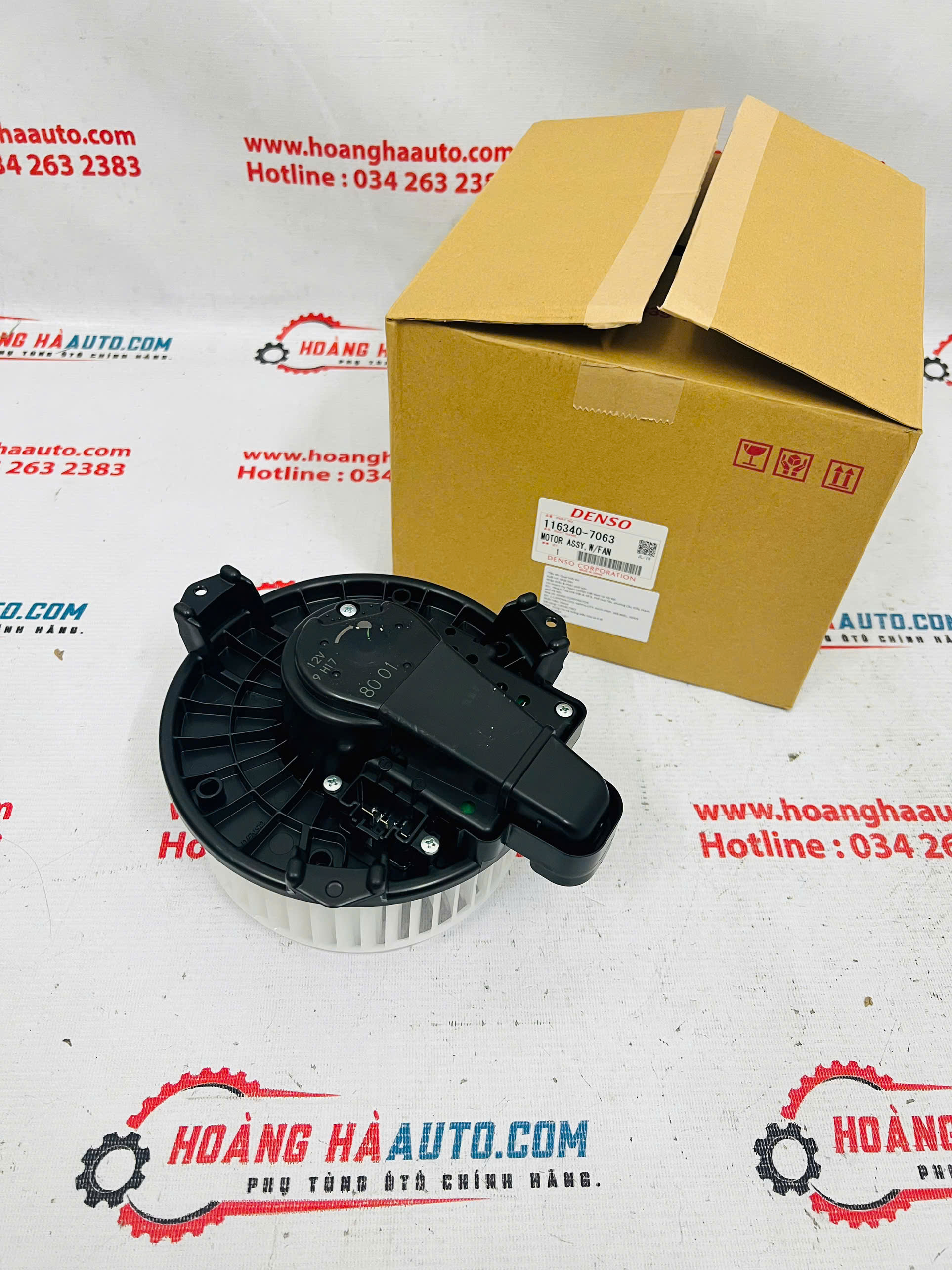 Quạt dàn lạnh trong taplo Toyota Camry 08-12 Chính hãng Denso | 116340-7063 , 87103-06100 , 1163407063 , 8710306100