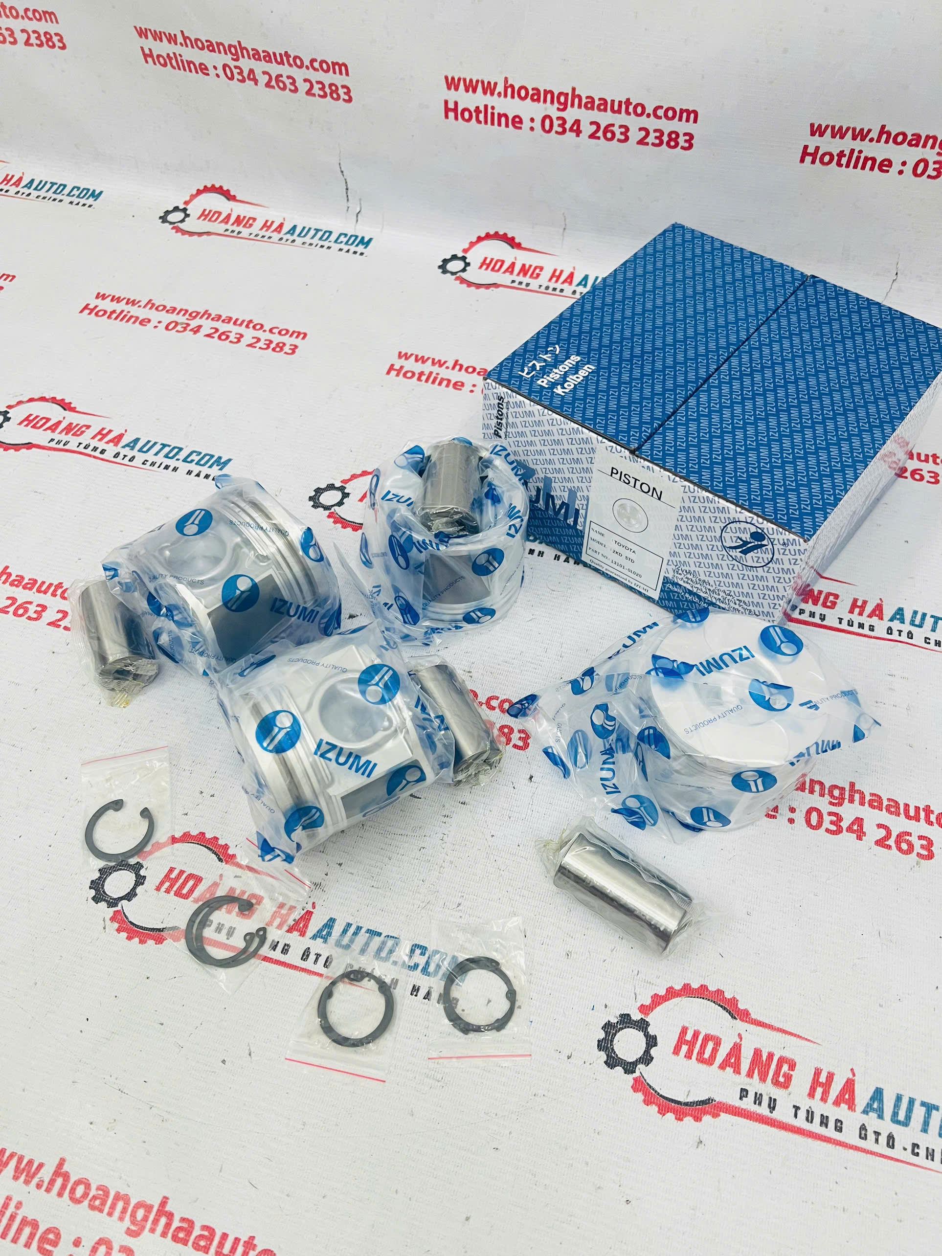 Pistong hơi Toyota 2KD STD | thương hiệu IZUMI 13101-0L020 131010L020