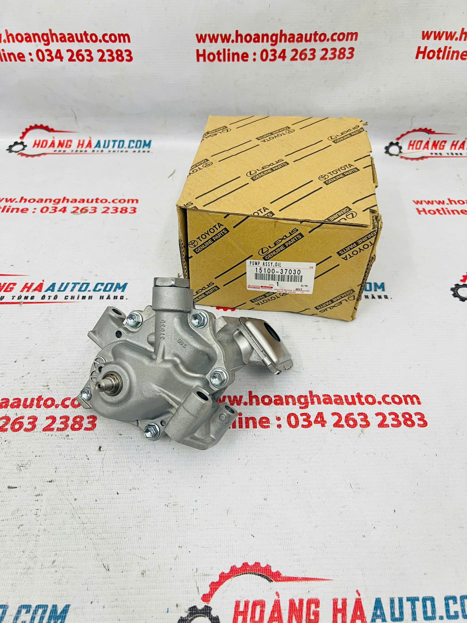 Bơm dầu Toyota Corolla Altis 3ZR 2015 Xịn Chính Hãng | 15100-37030  1510037030 