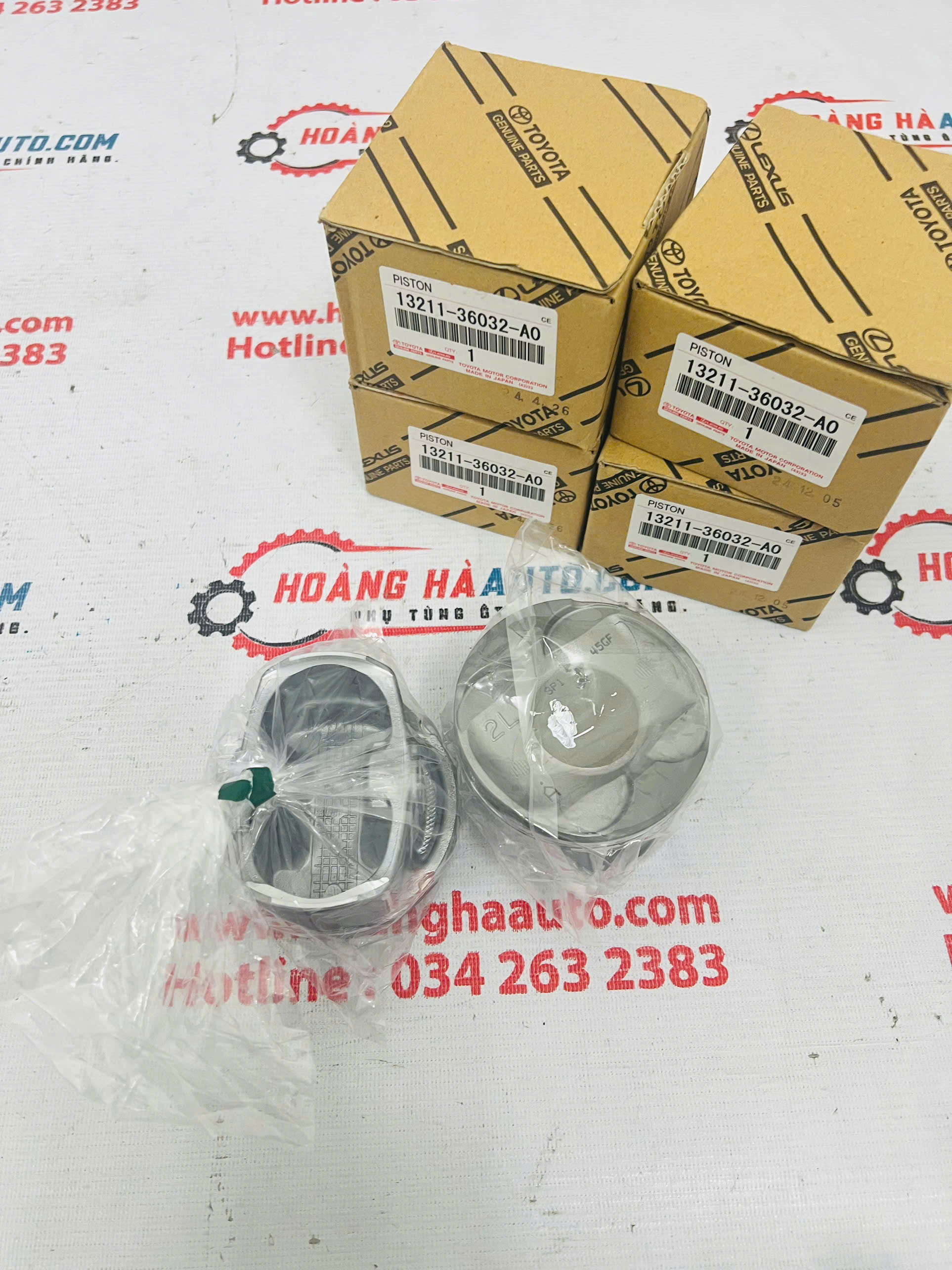 Bộ pistong Toyota Camry 2.5 2AR Xịn Chính Hãng | 13211-36032-A0 1321136032A0