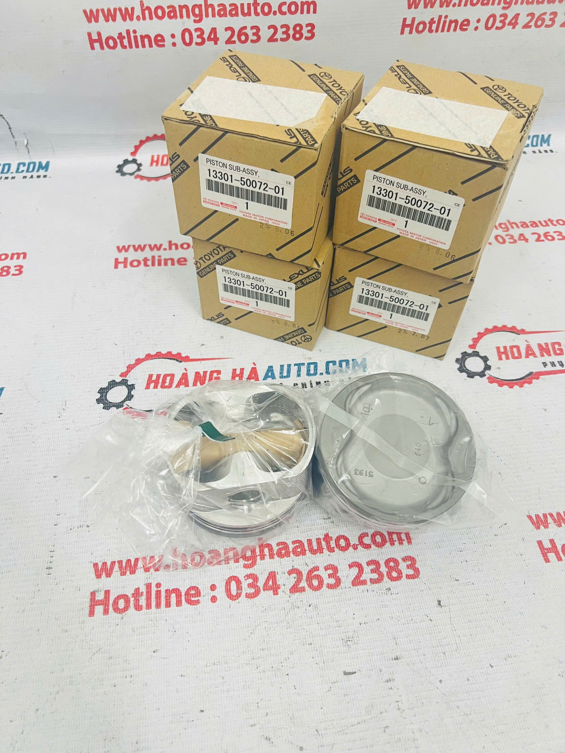 Pistong máy bên trái Lexus GX470 2007 Xịn Chính Hãng | 13101-50072-01 131015007201