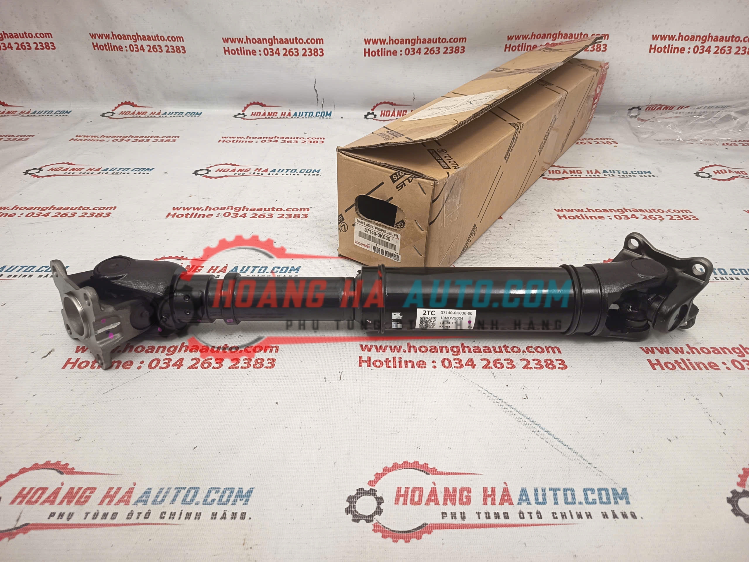 Trục các đăng cầu trước Toyota Fortuner - Hilux 2014 xịn chính hãng | 37140-0K030 , 371400K030