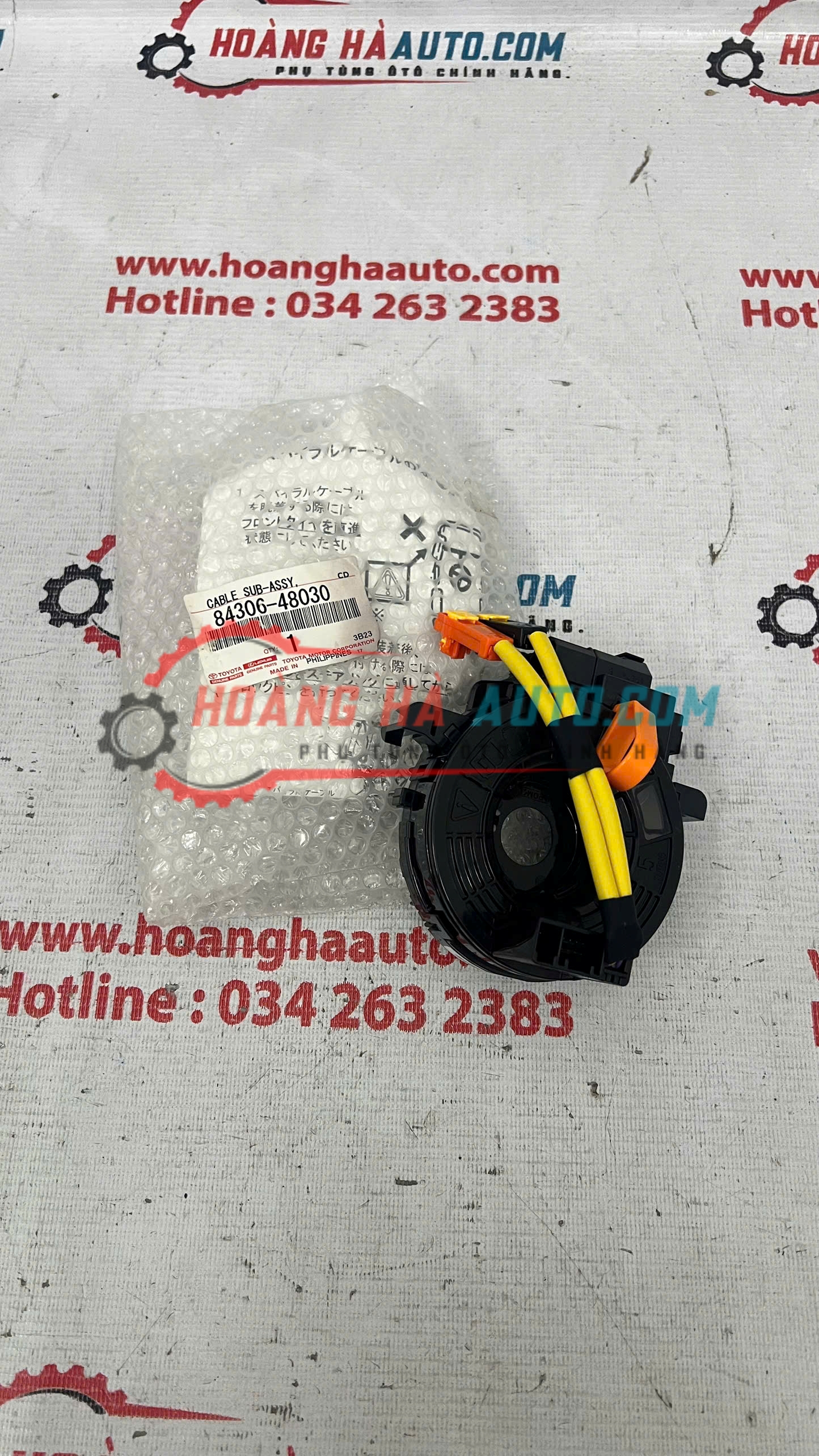 Cuộn cáp còi Lexus LX570, RX350, RX400h, LS460, ES350, IS250, GS350 xịn | 84306-48030 , 8430648030