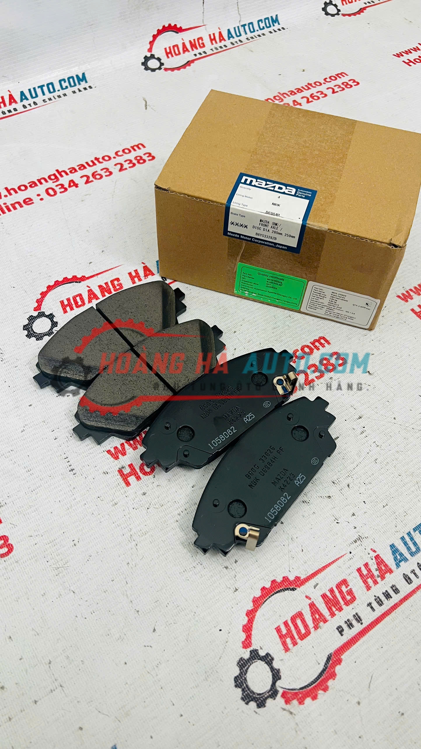 Má Phanh trước Mazda 3 2014 xịn | B6YS338ZB