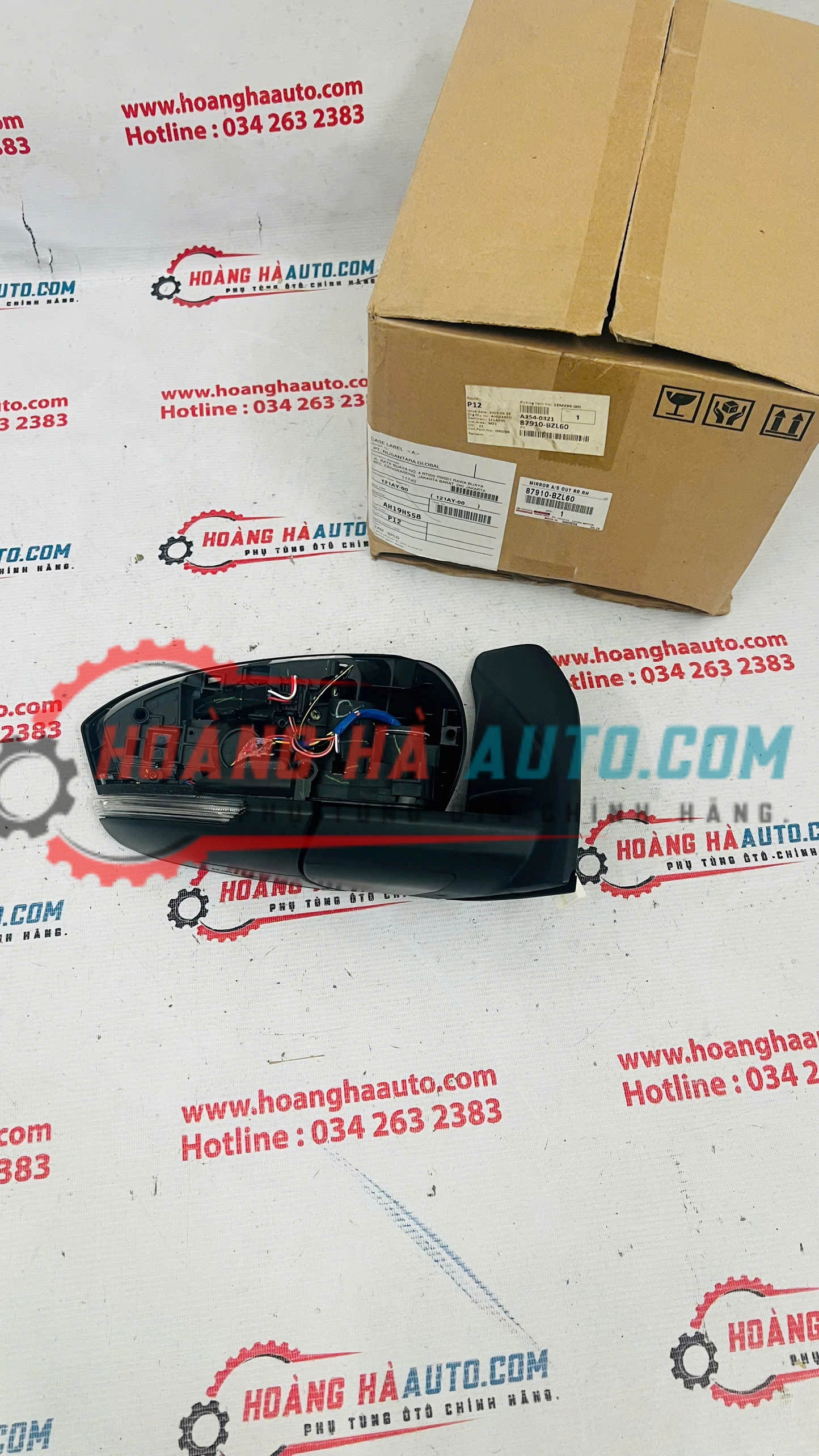 Gương chiếu hậu R Toyota Raize Xịn chính hãng | 87910-BZL60 , 87910BZL60