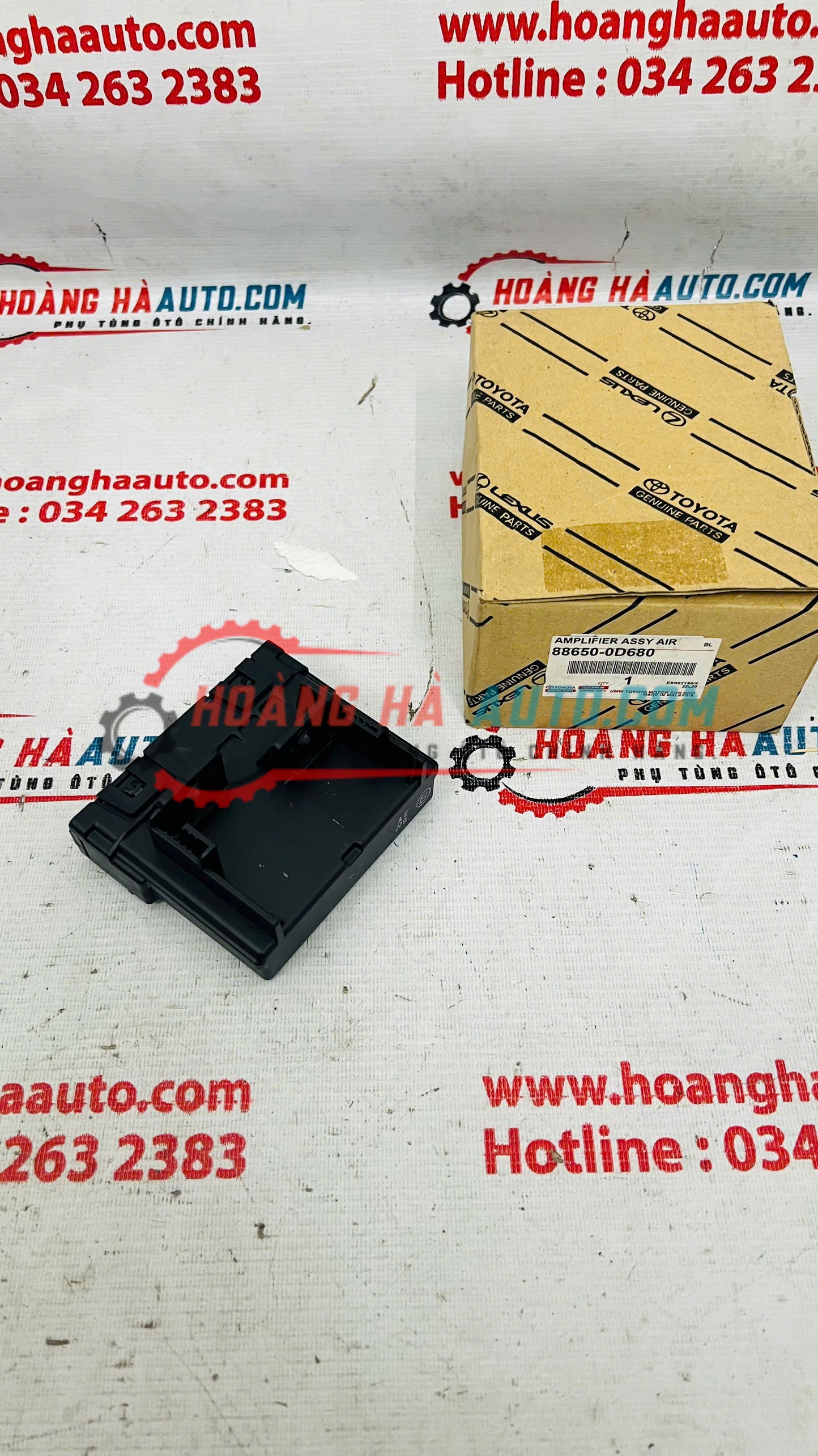 Hộp điều khiển điều hòa ( 2 giắc ) Toyota Vios 2021 xịn chính hãng | 88650-0D680 , 886500D680