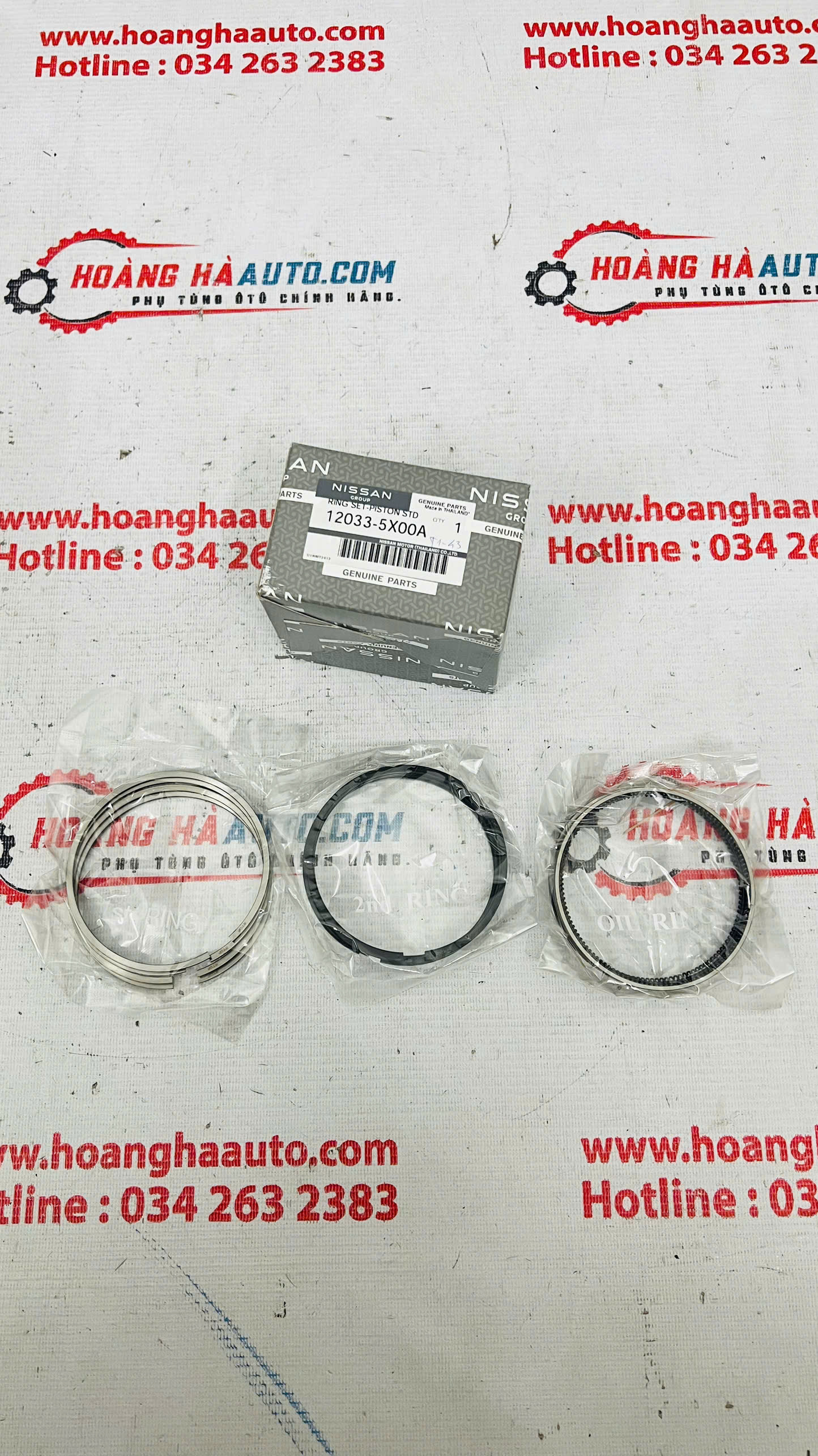 Xéc măng Nissan Navara NP300 xịn | 12033-5X00A , 120335X00A