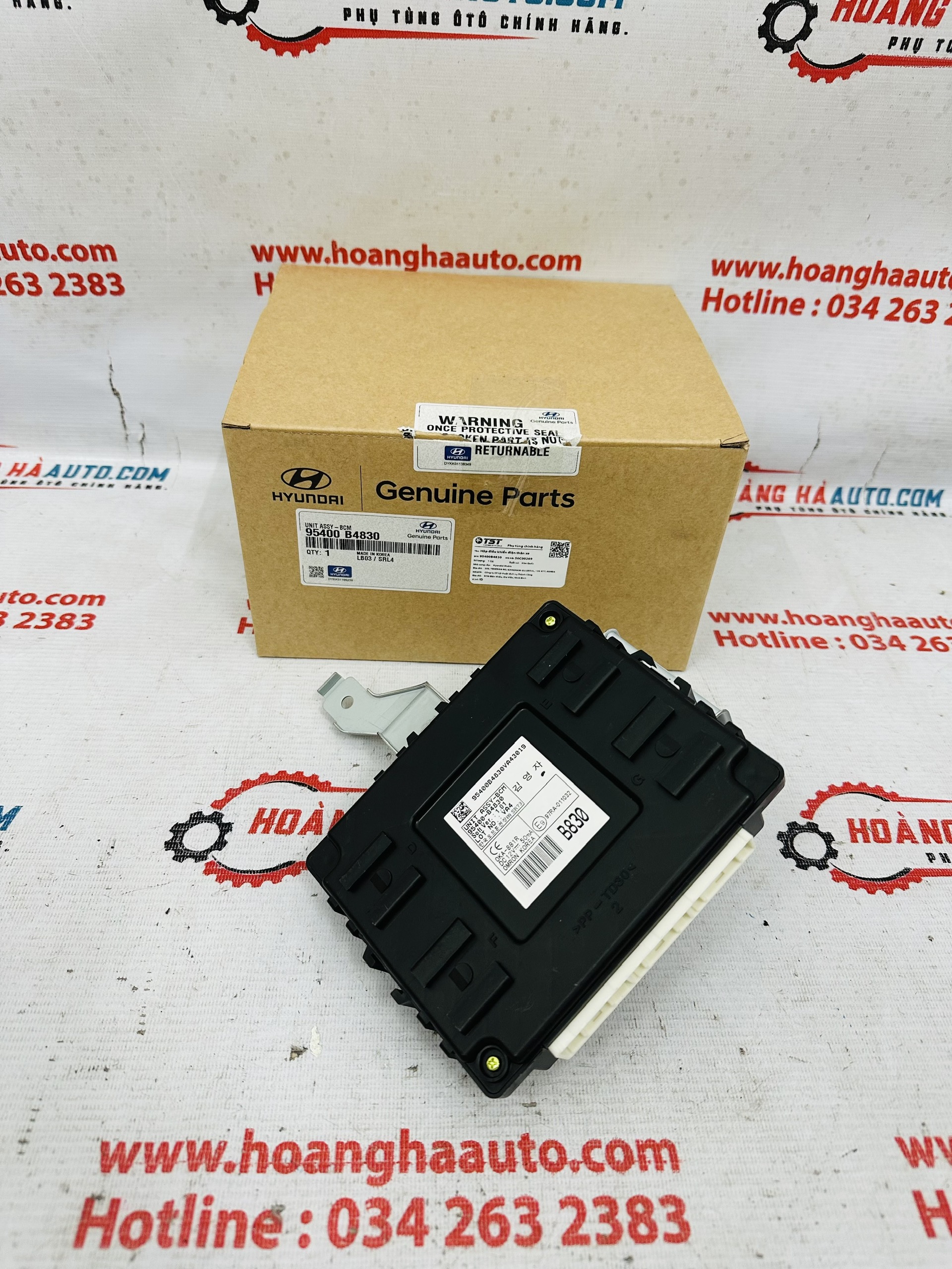 Hộp điều khiển thân xe / Hộp BCM (Body Control Module) Grand I10 2017-2020 | 95400 B4830 , 95400B4830